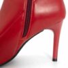 YZY wholesale OEM Women Red Stretch PU high heel boots