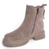 YZY wholesale OEM Women grey genuine leather Chelsea boots