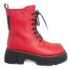 YZY Wholesale Red martin boots for women with PU leather