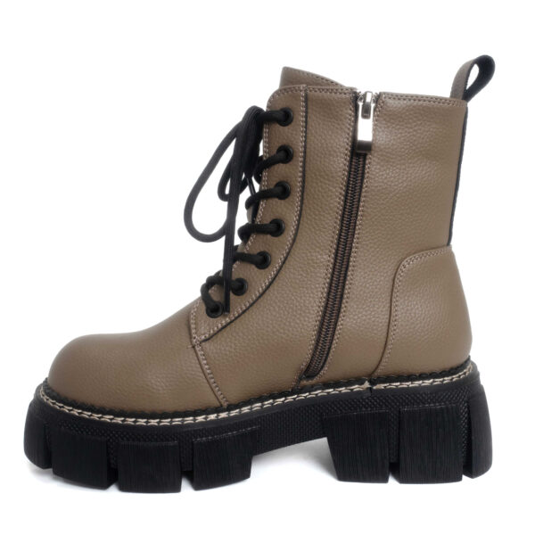 YZY Wholesale Grey PU martin boots for women