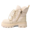 YZY Wholesale Beige Work boots for women with PU and Nylon