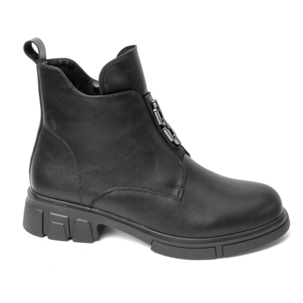 YZY Wholesale women Black PU work Ankle casual boots