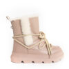 women snow boots with PU and Synthetic fur