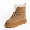 Best snow boots for women with genuine leather and synthetic fur