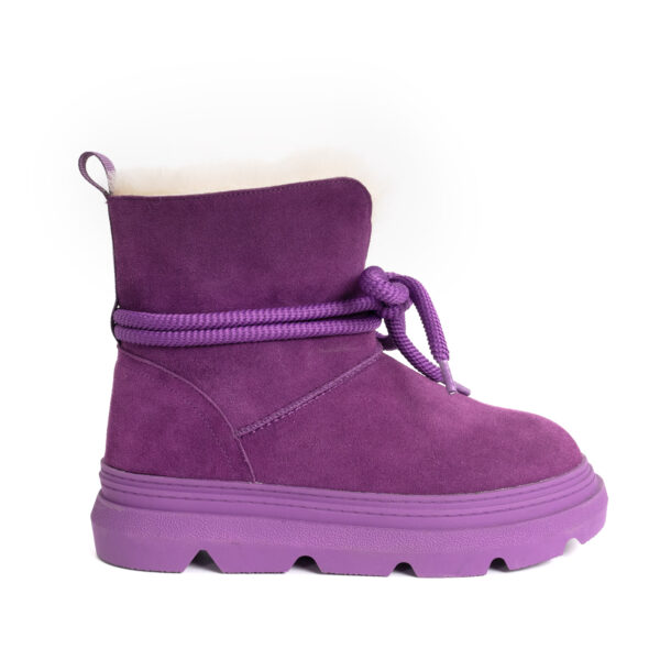 YZY wholesale best women snow boots with fur and genuine leather