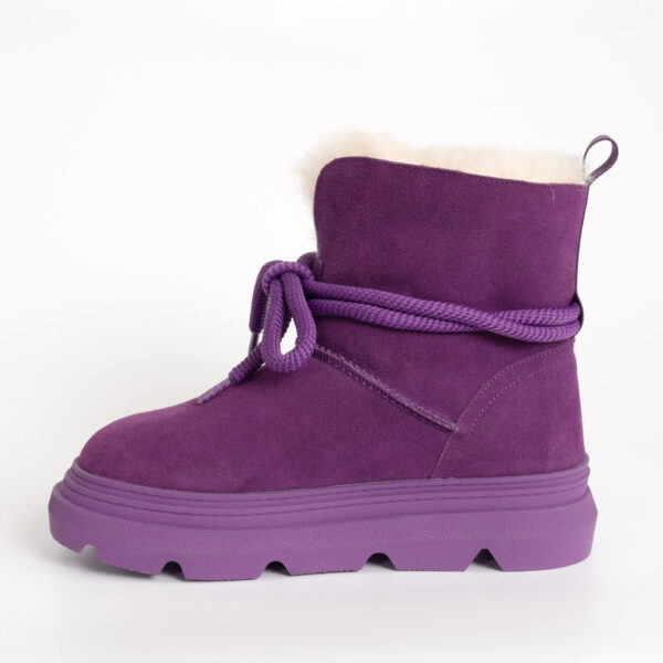 YZY wholesale best women snow boots with fur and genuine leather