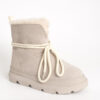 YZY wholesale best women snow boots with fur and genuine leather