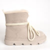 YZY wholesale best women snow boots with fur and genuine leather