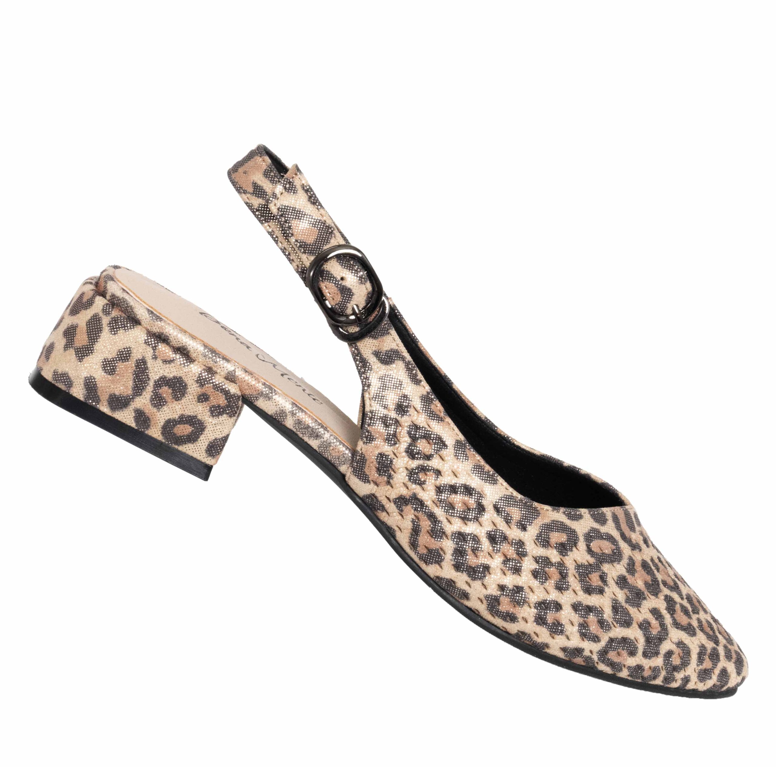 YZY wholesale women pumps with leopard microfiber leather