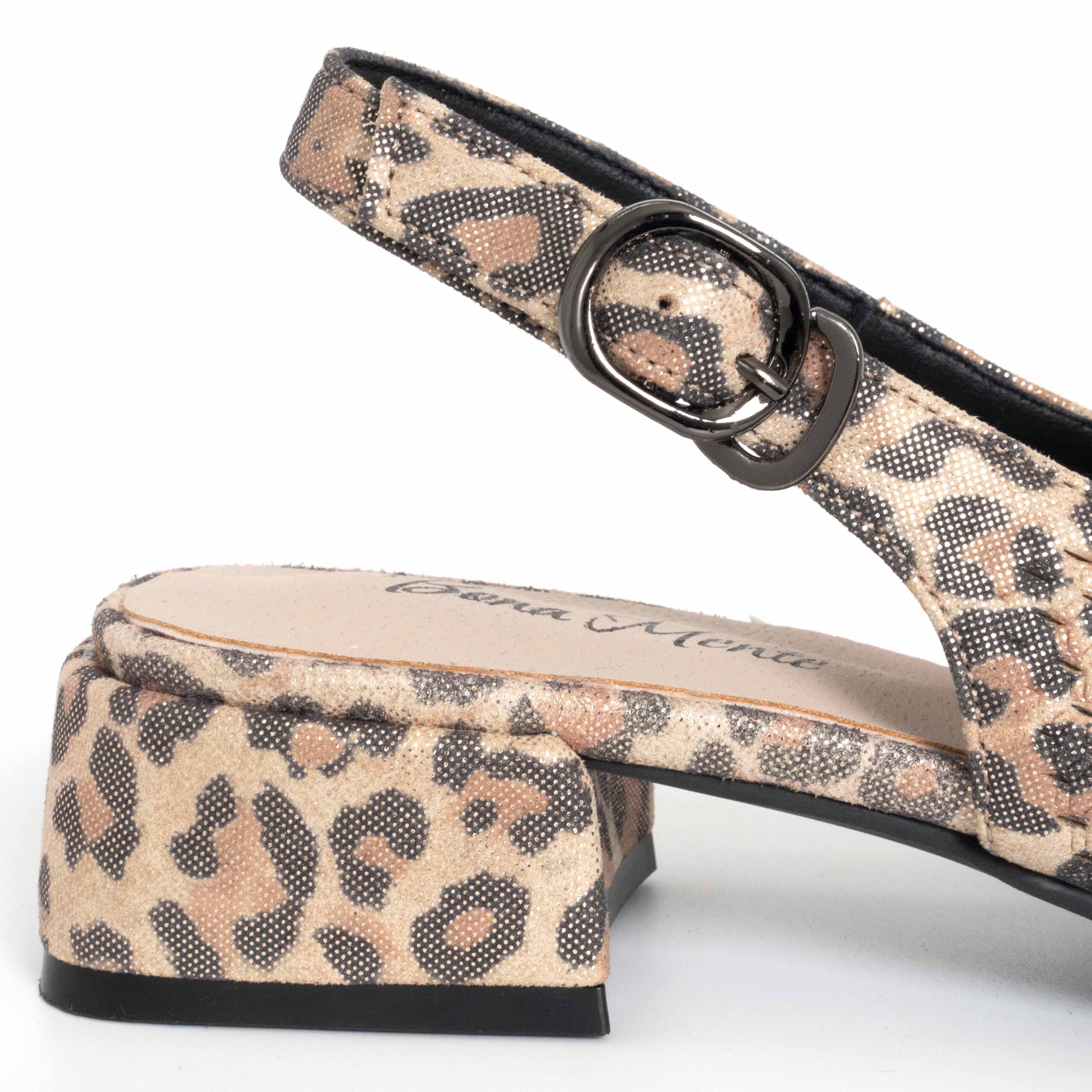 YZY wholesale women pumps with leopard microfiber leather