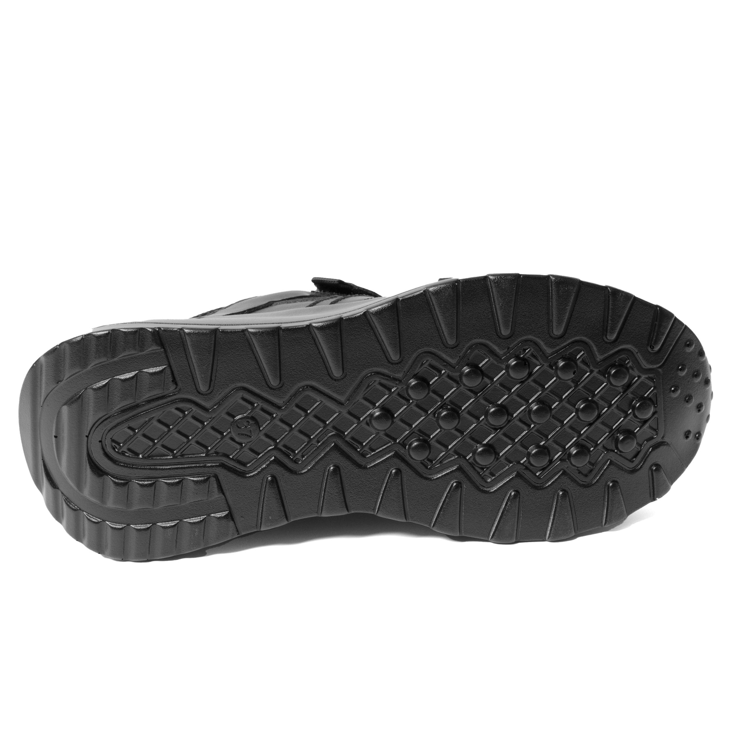 YZY Wholesale women Black sports and casual shoes with microfiber leather