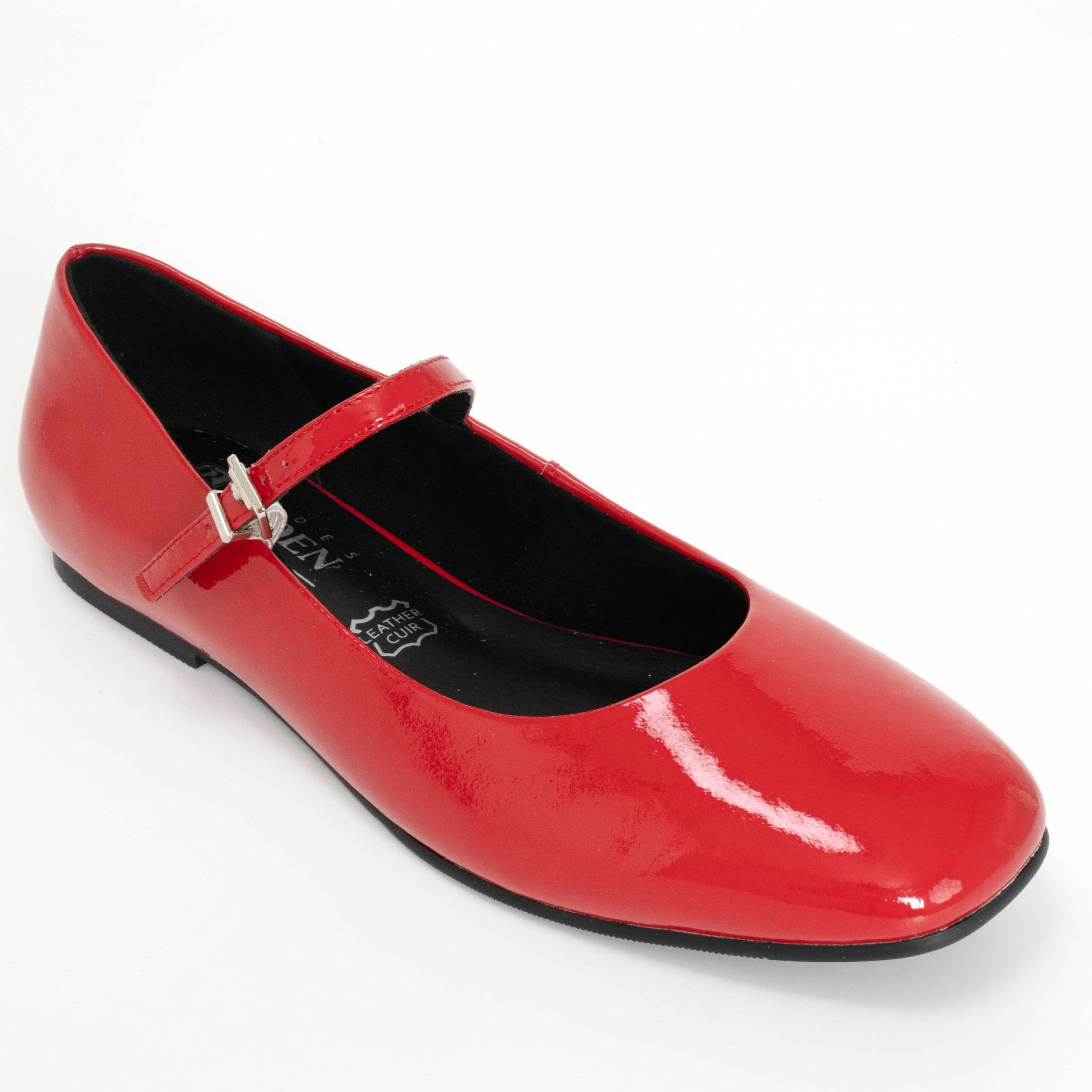 Pumps for women with red patent leather