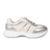 YZY Wholesale women Silver sports and casual shoes with patent leather