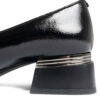 Wholesale black patent leather dress and flat shoes for women