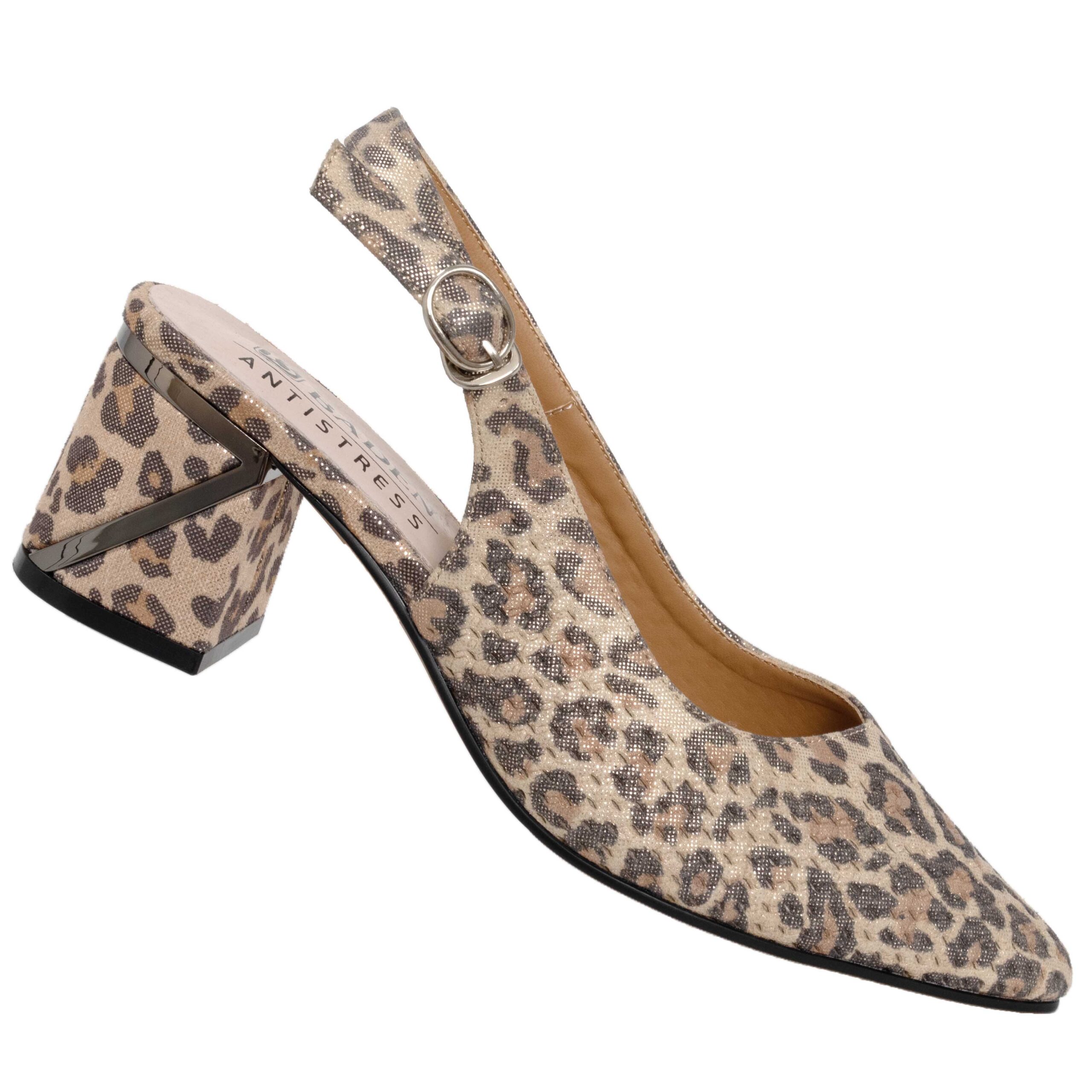 YZY wholesale OEM Women Leopard microfiber leather High heel Pumps