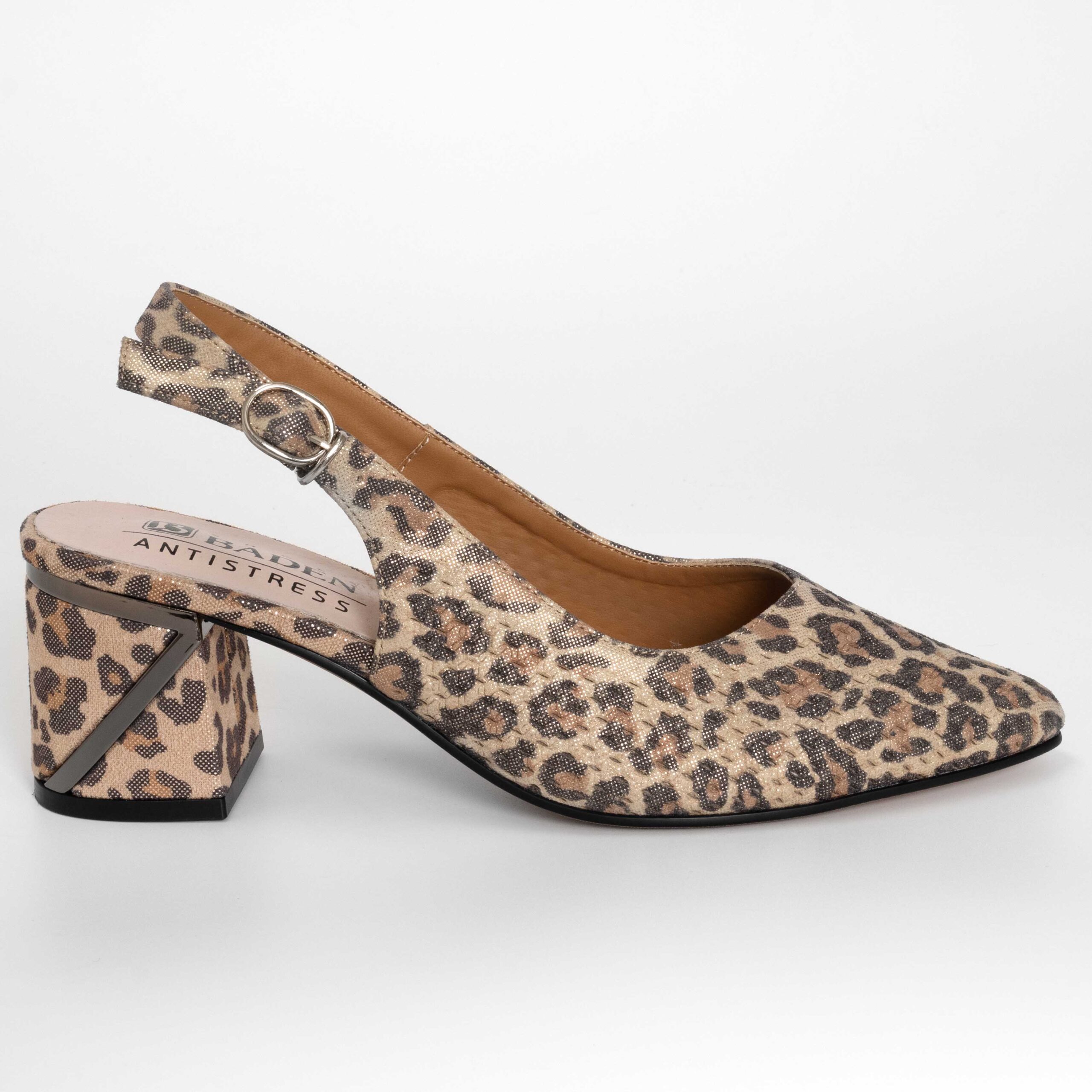 YZY wholesale OEM Women Leopard microfiber leather High heel Pumps