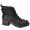 YZY Wholesale women Black heeled boots with PU leather