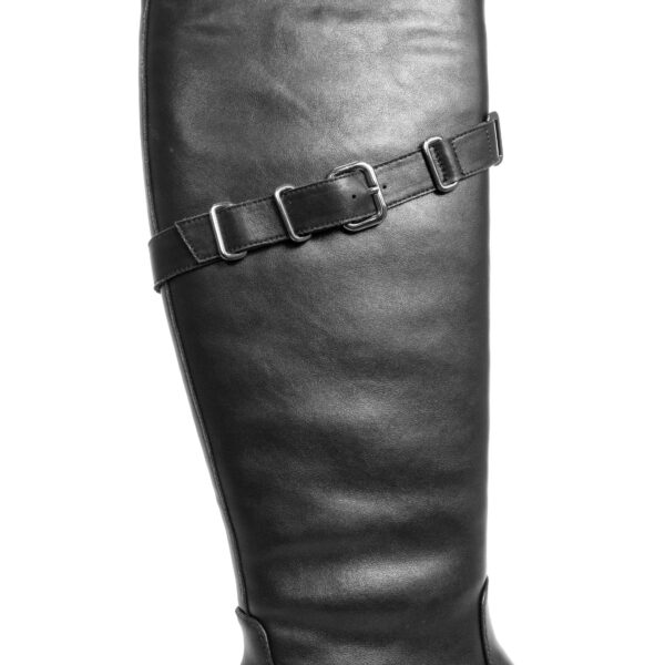 women black PU knee high boots