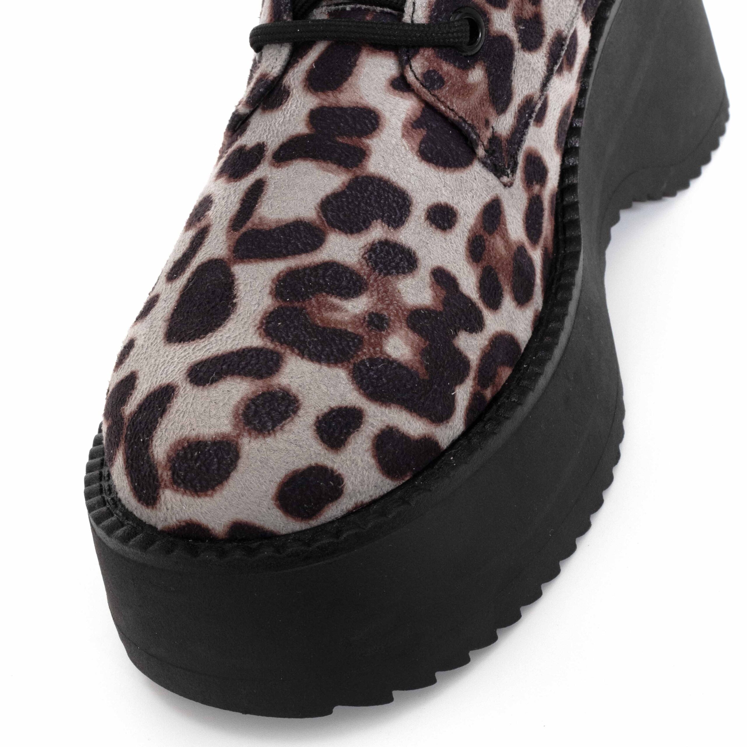 YZY Wholesale women Leopard Microfiber Ankle boots