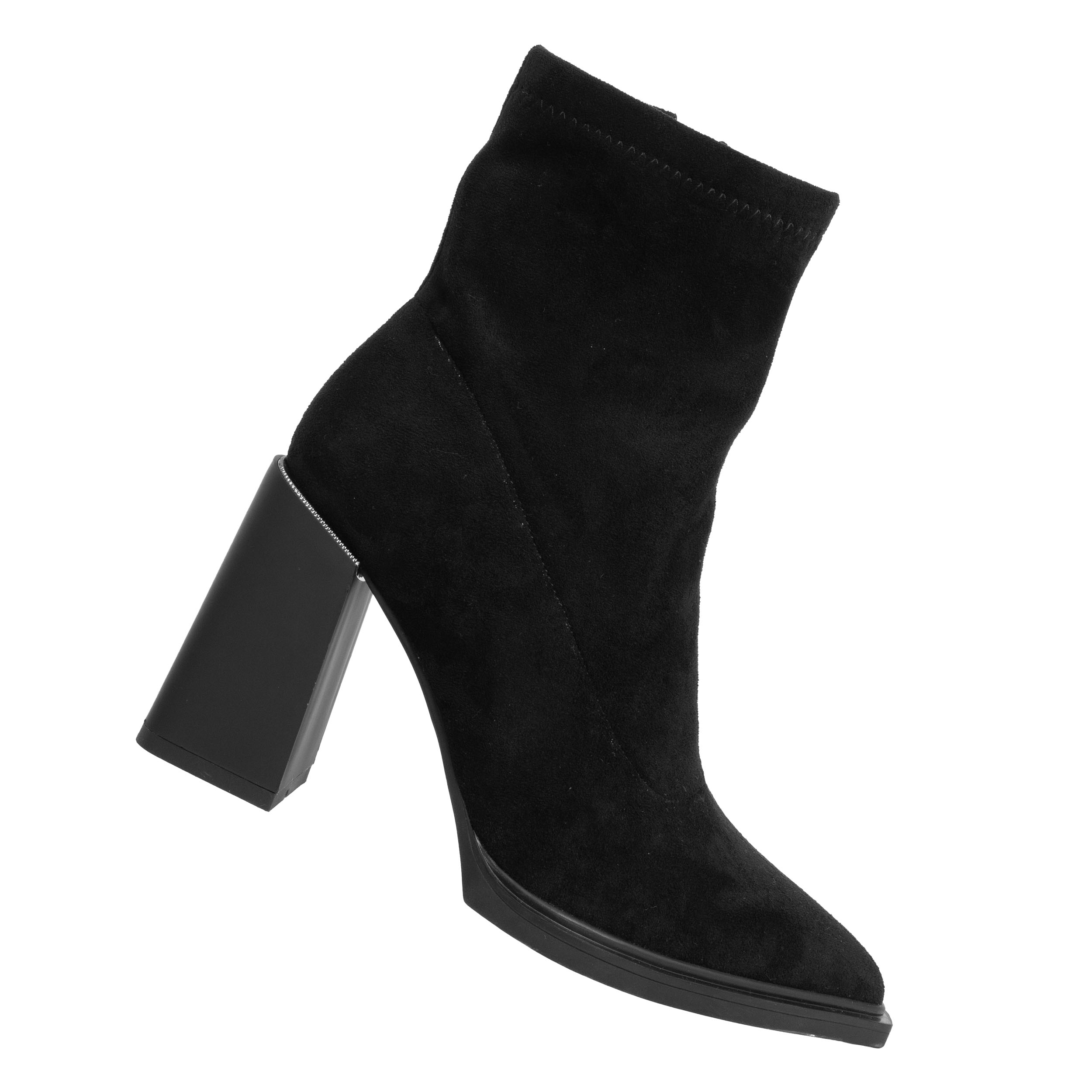 YZY Wholesale hot sales Women Microfiber Heeled Boots