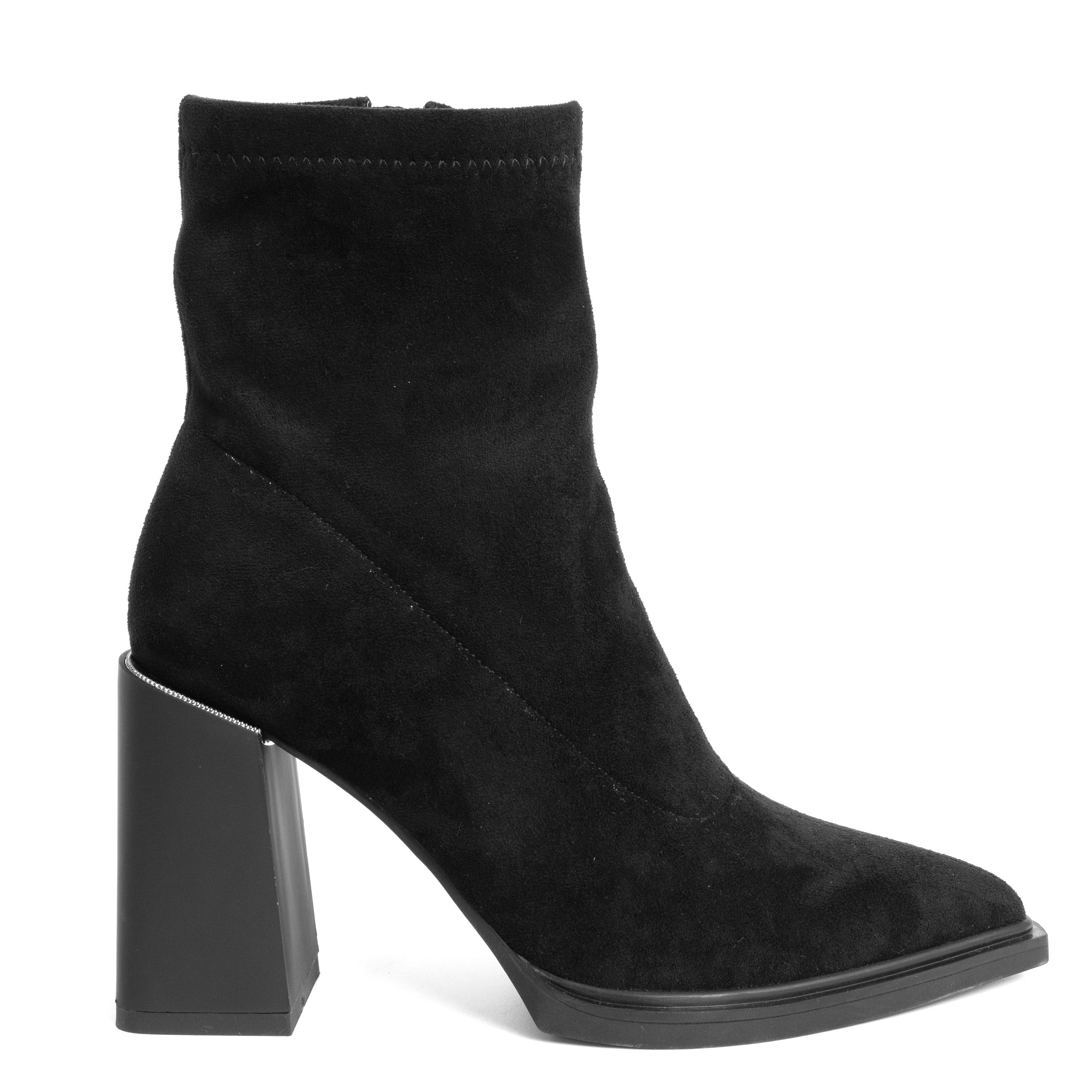 YZY Wholesale hot sales Women Microfiber Heeled Boots