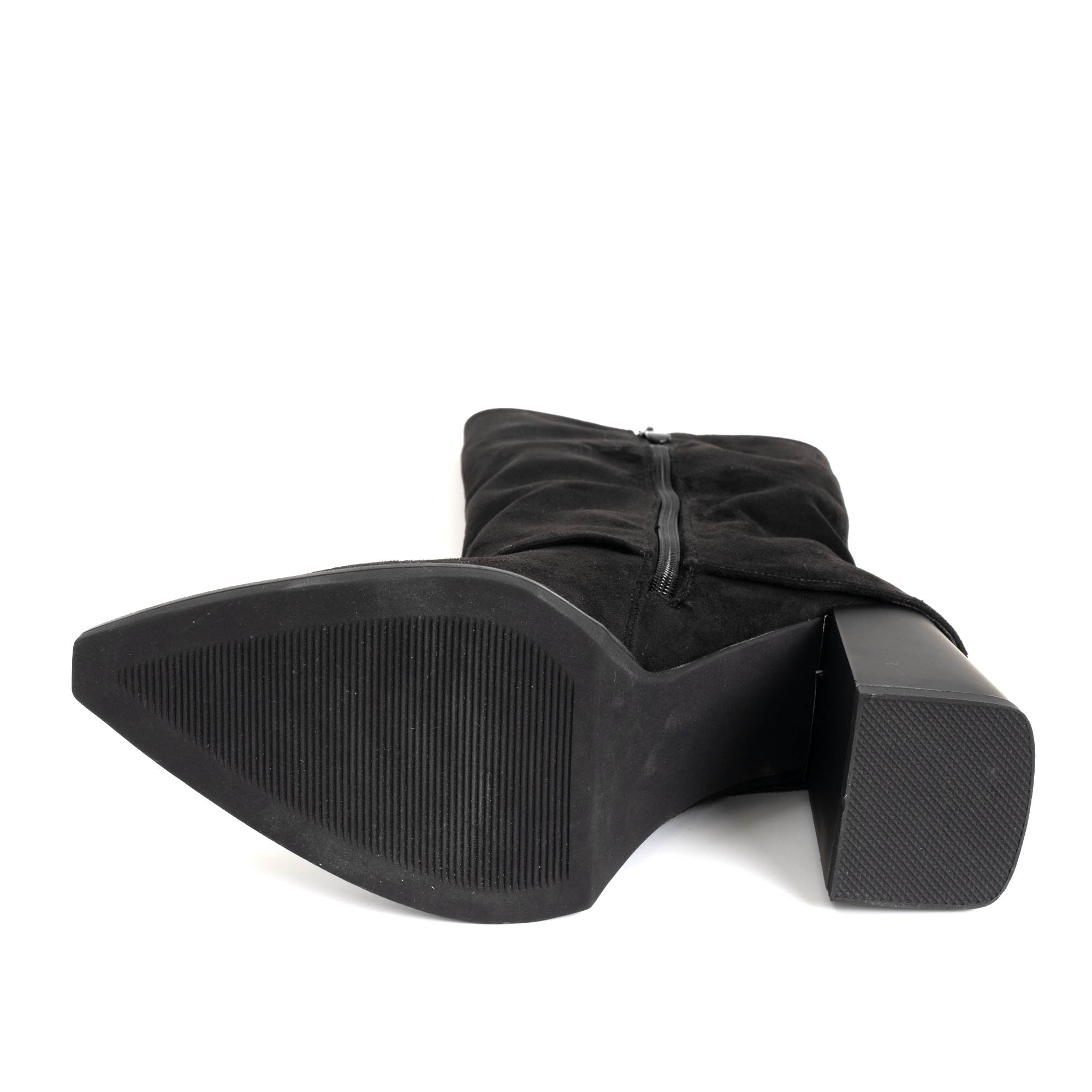 YZY Wholesale Knee high boots for women with microfiber and NEW PU