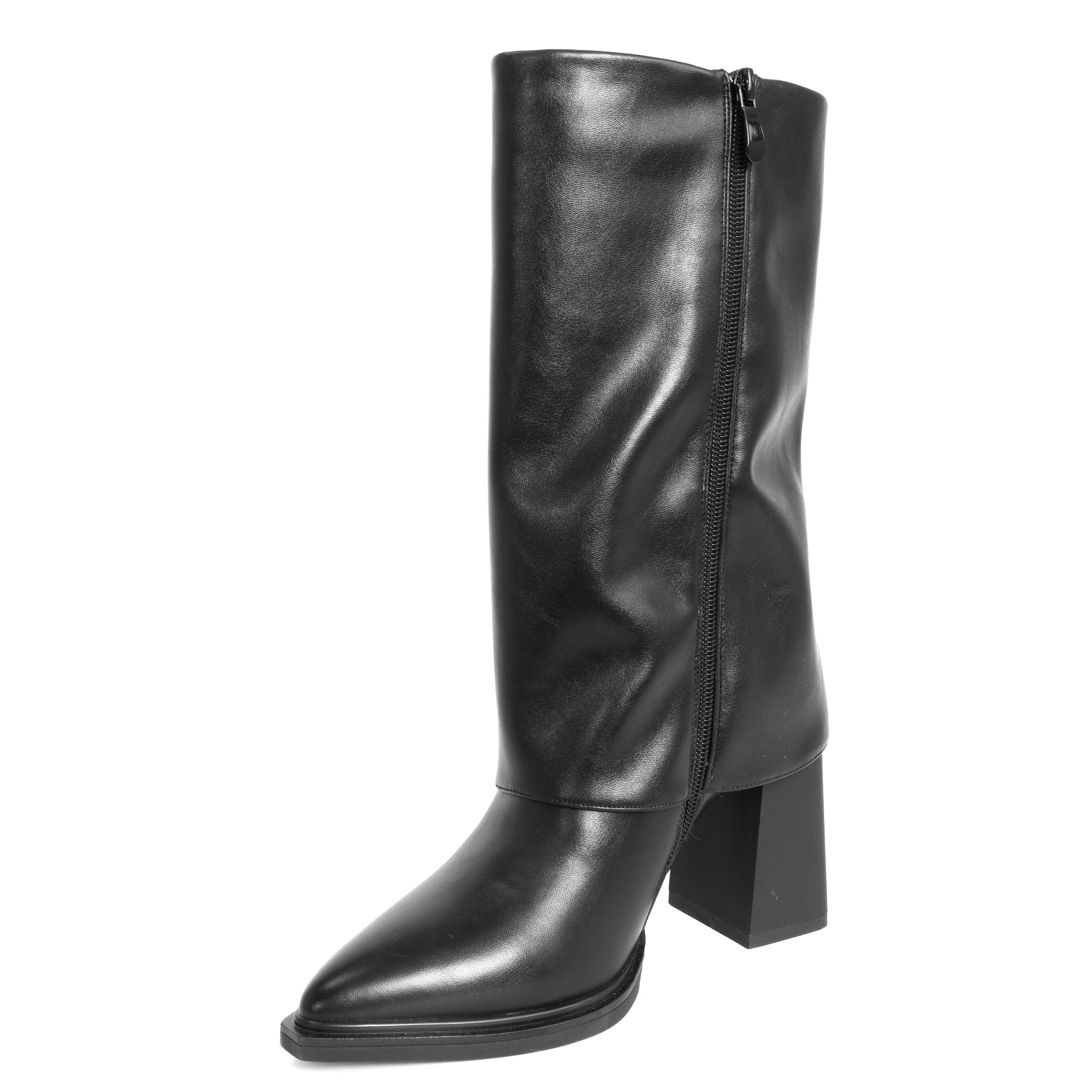 YZY Wholesale Knee high boots for women with microfiber and NEW PU
