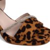 YZY Wholesale Women Leopard high heel pumps with microfiber