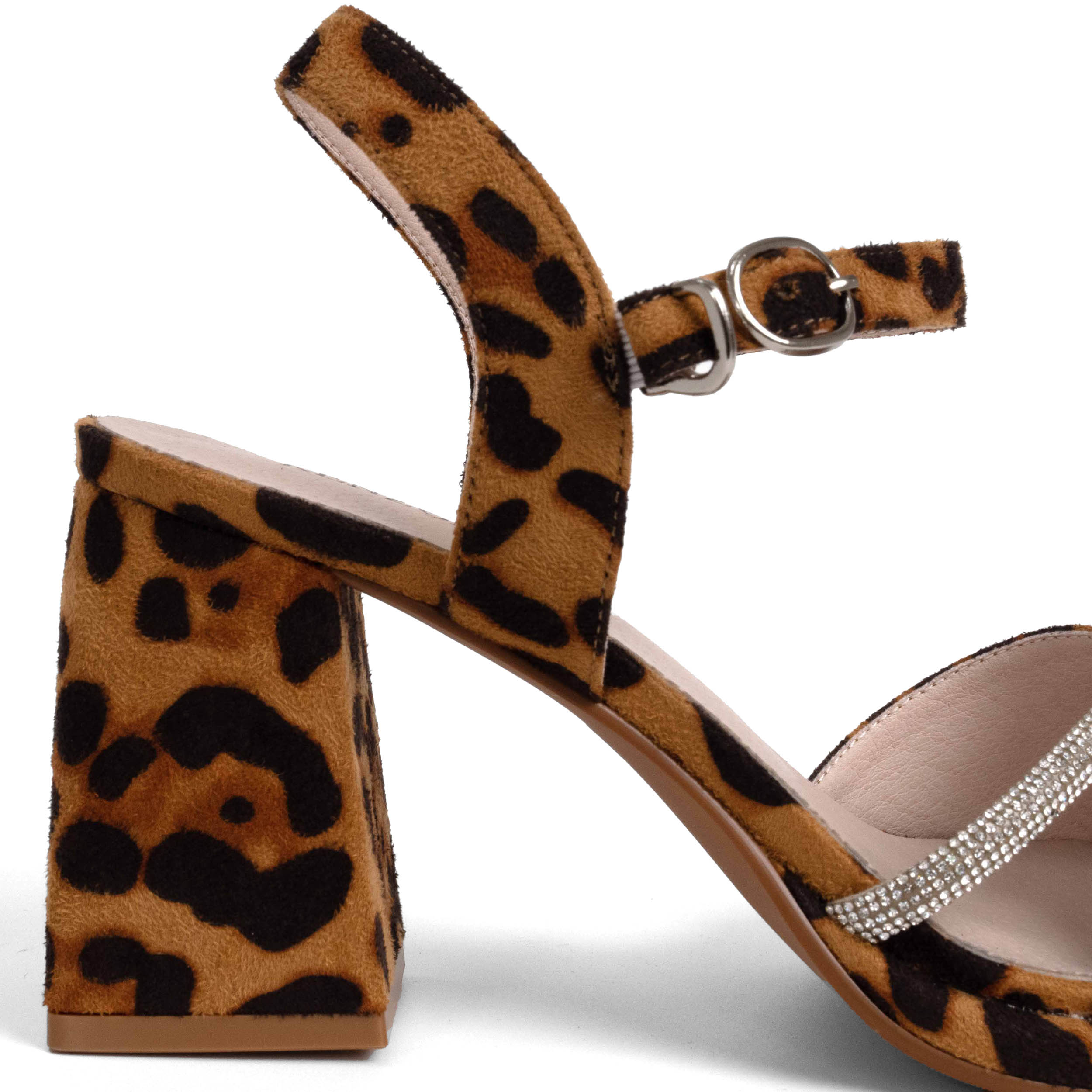 YZY Wholesale Women Leopard high heel pumps with microfiber