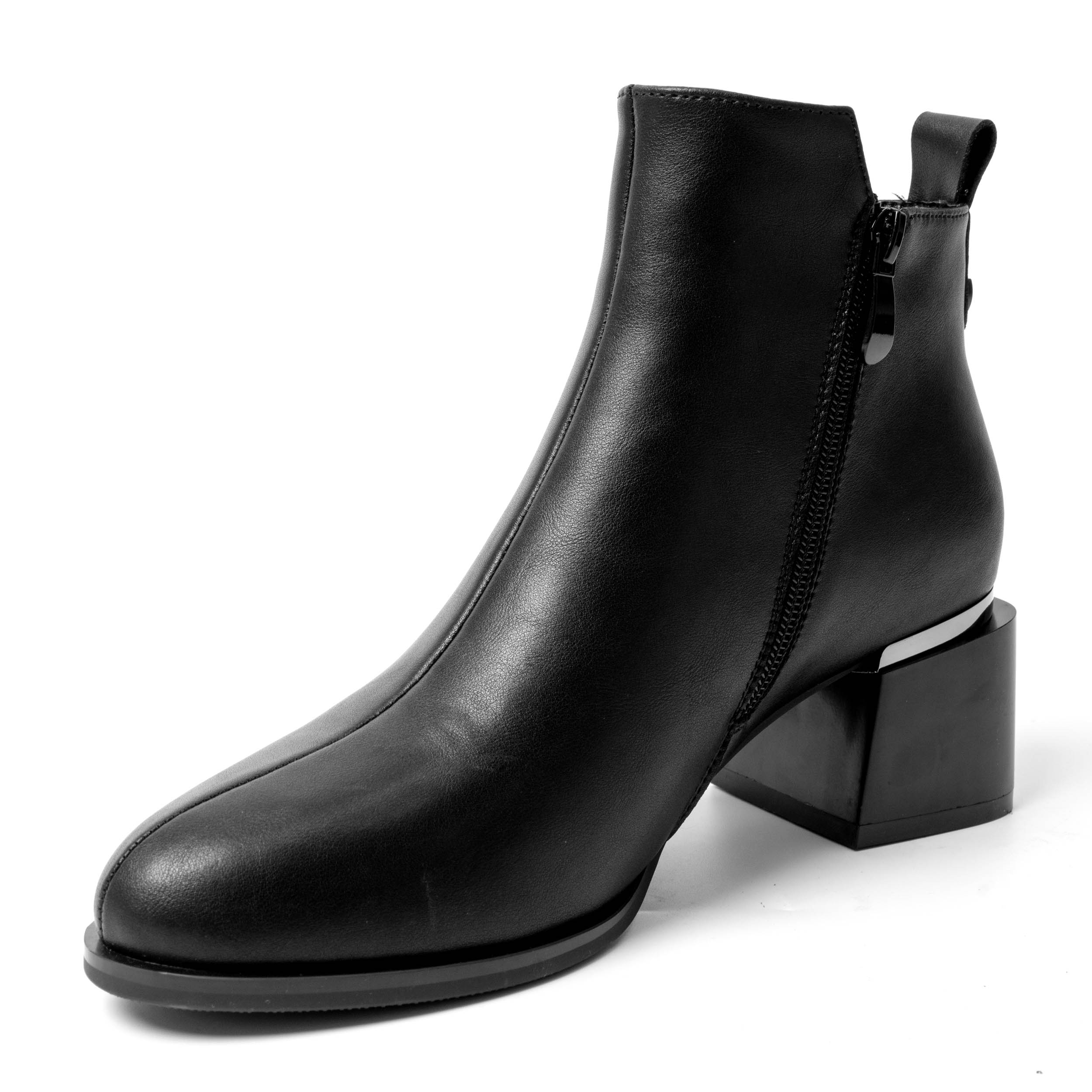 YZY Wholesale Women’s Black PU Heeled Boots