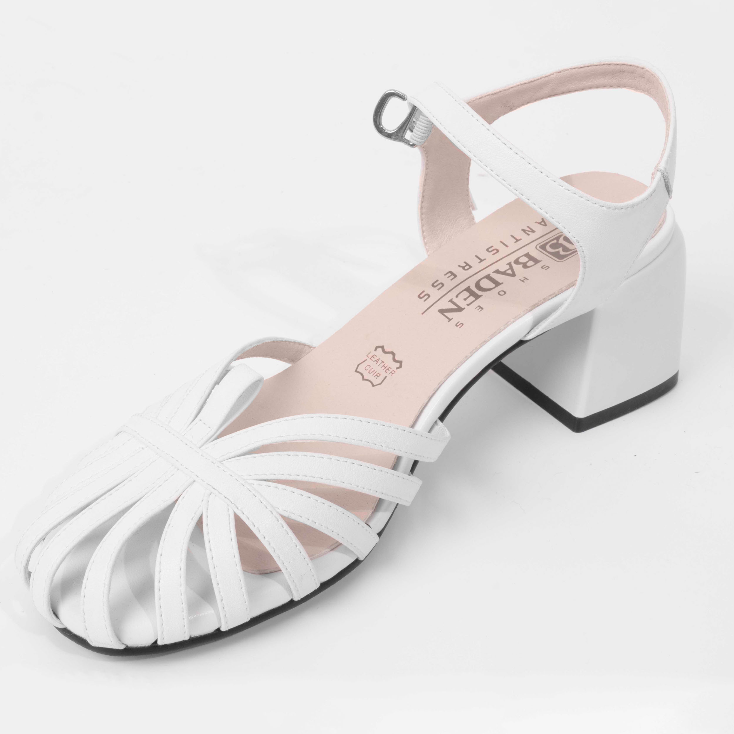 women heeled sandals with patent leather