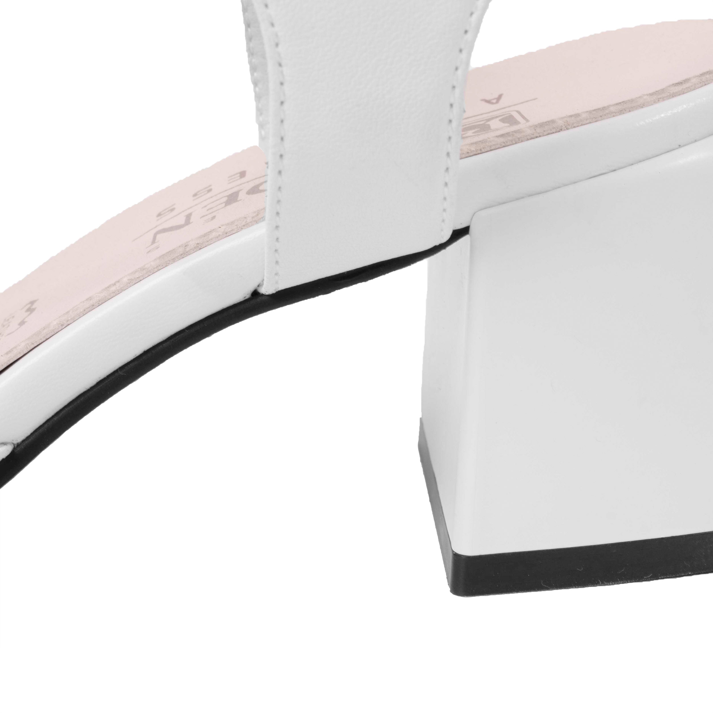 women heeled sandals with patent leather