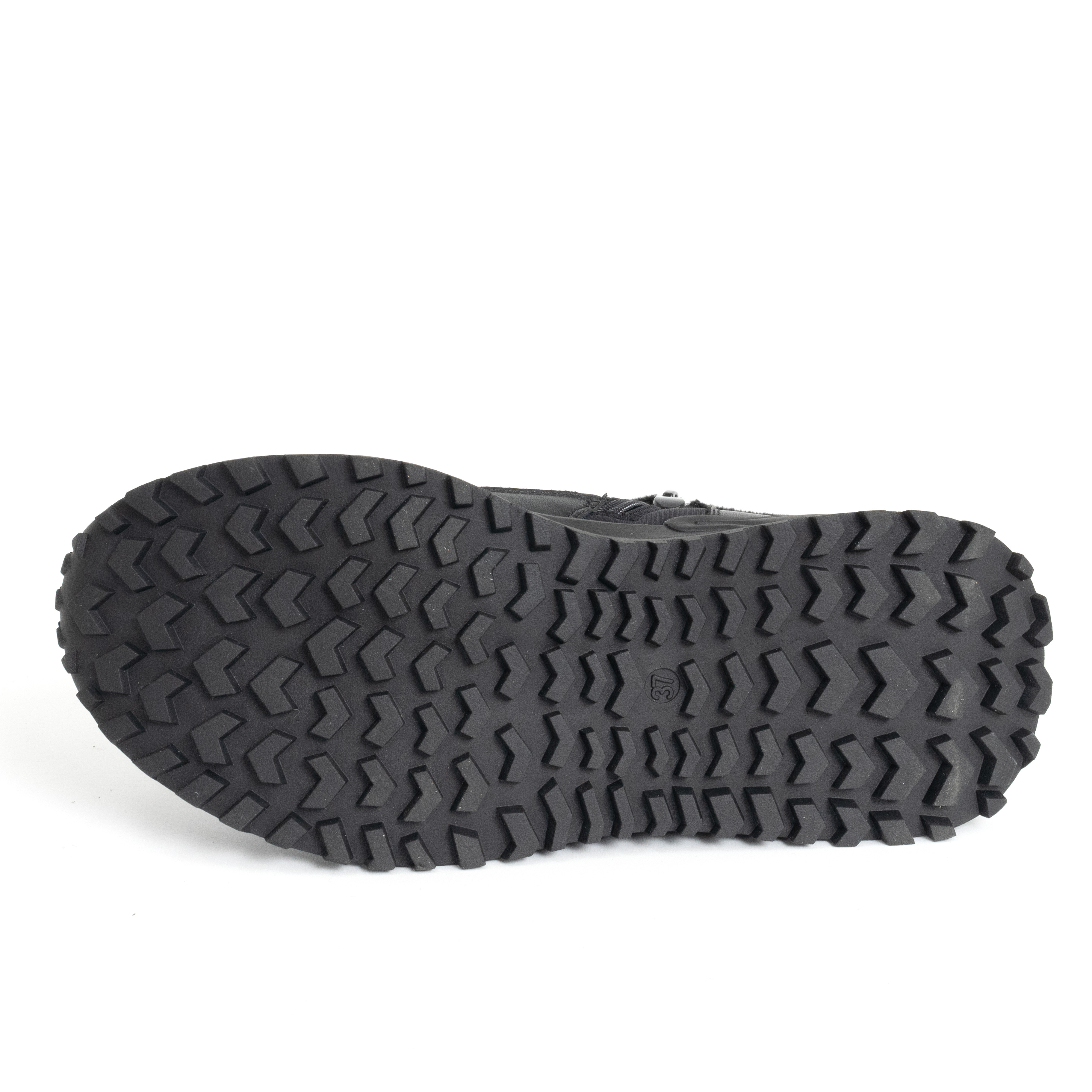 women casual boots with lycra cloth and microfiber leather