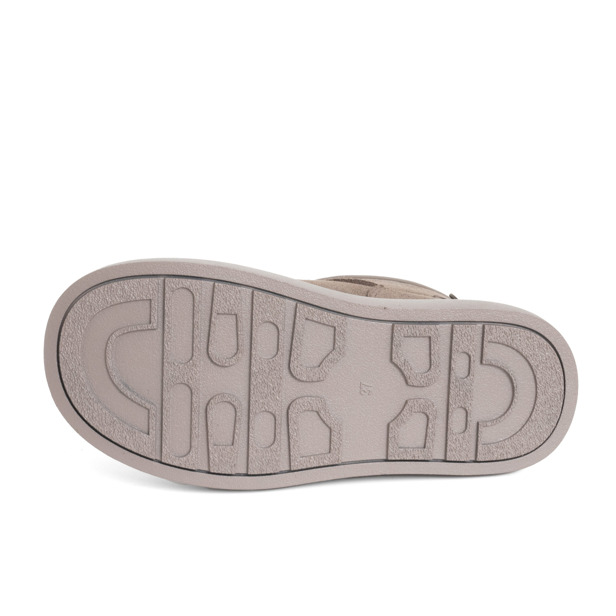 women snow boots with grey genuine leather