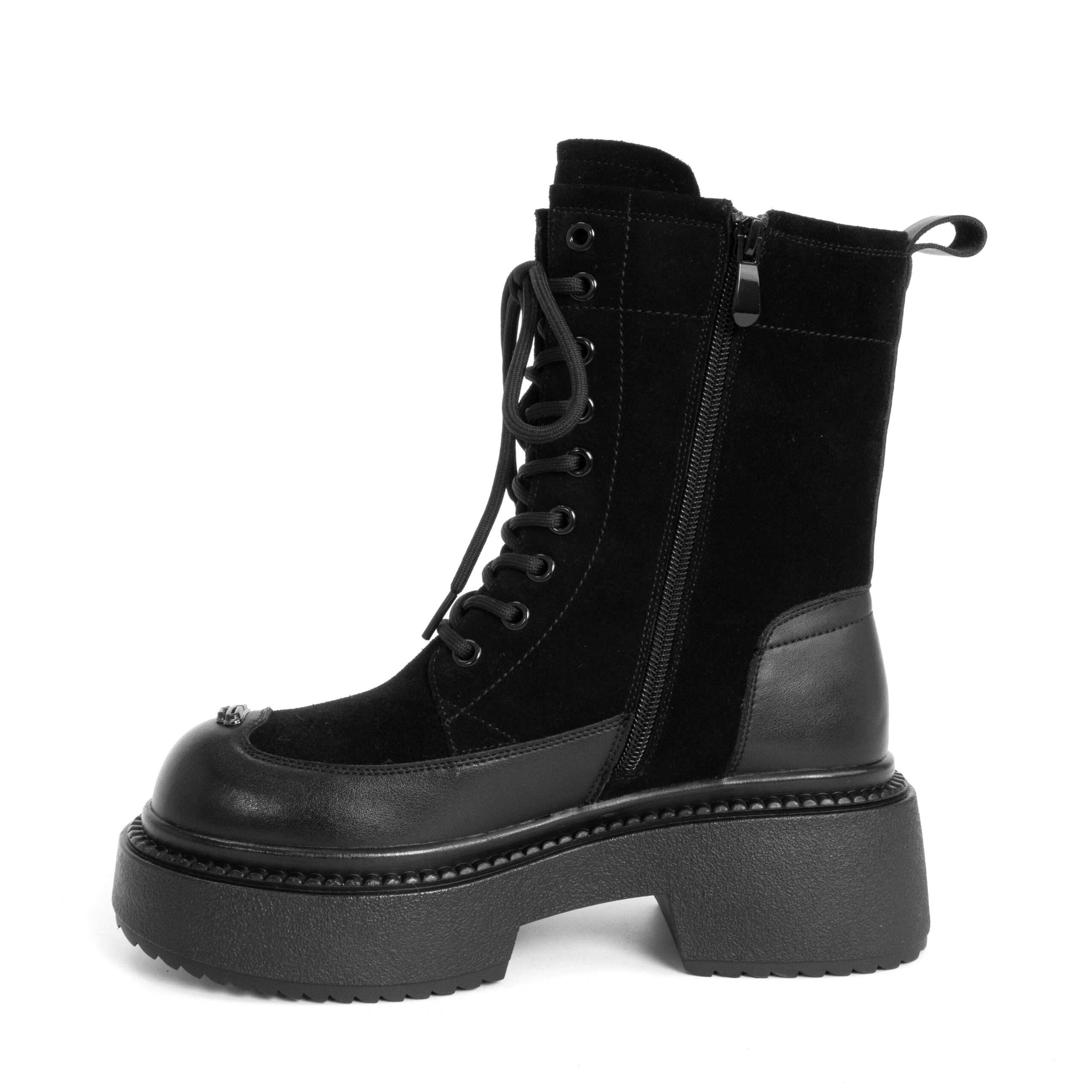 CLASSIC Ankle boots for women with Microfiber leather and Genuine leather