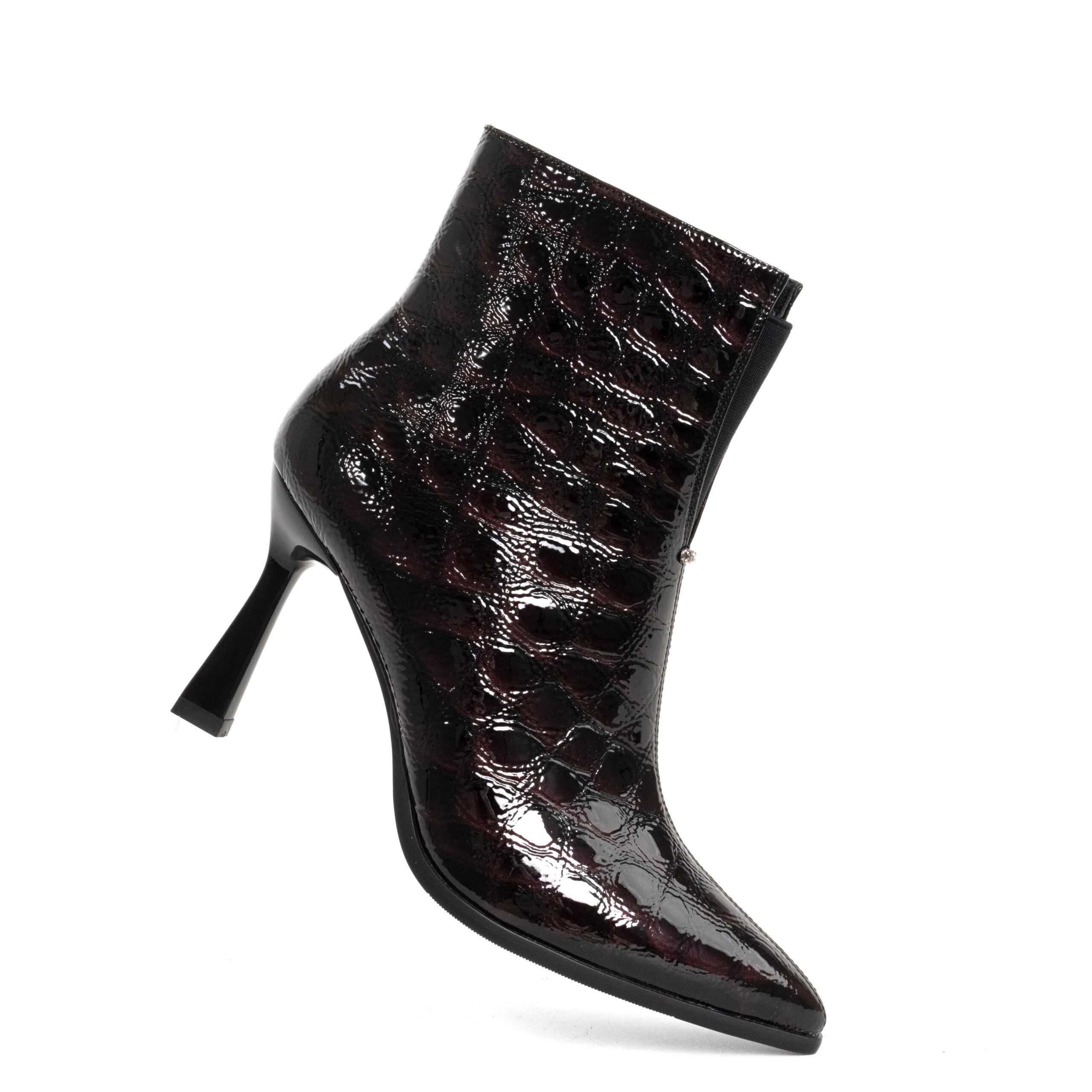 Step into elegance with Black Microfiber leather Women heeled boots. Perfect for any occasion, these stylish shoes combine comfort effortlessly