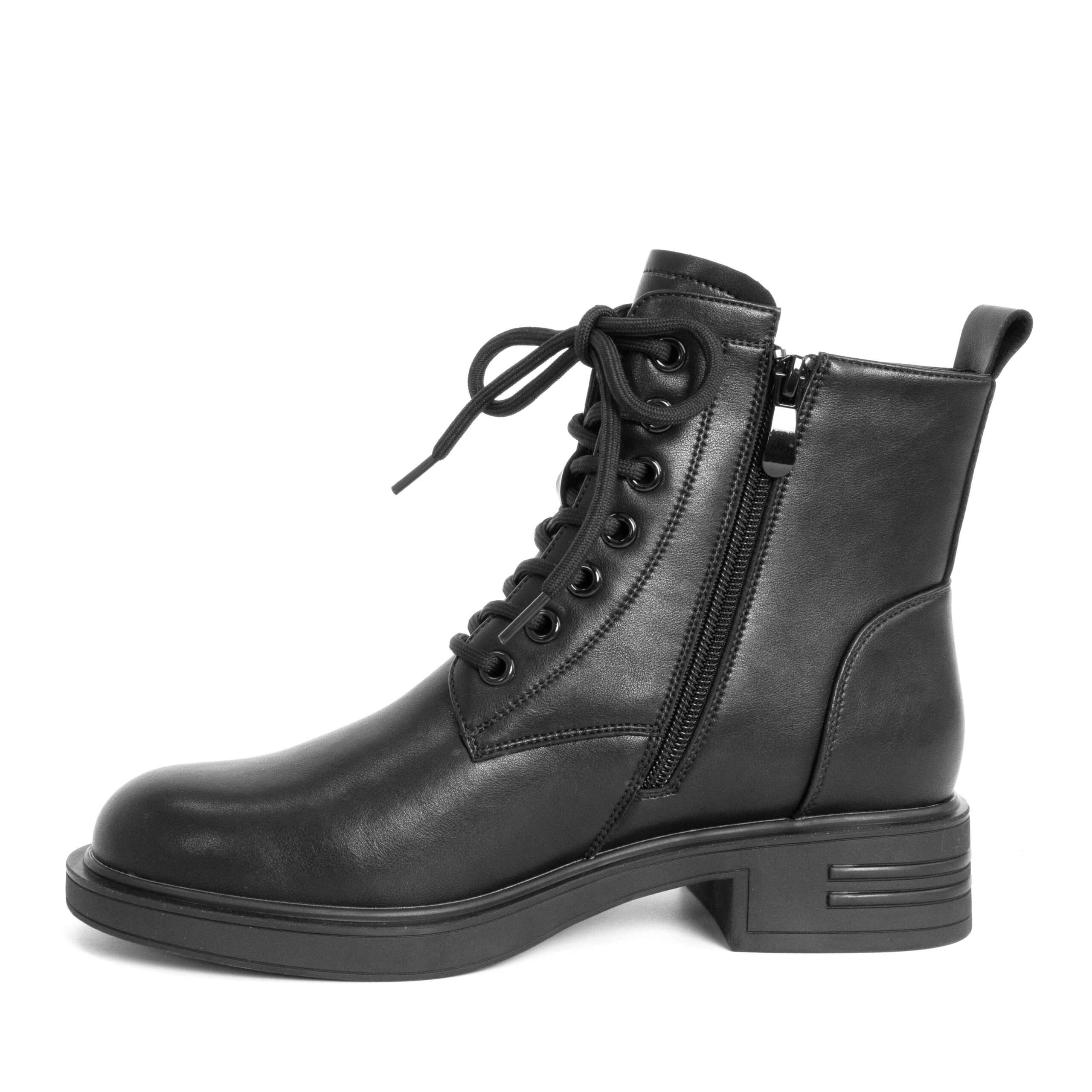 HOT SALES Women Work boots with Lace and Microfiber leather