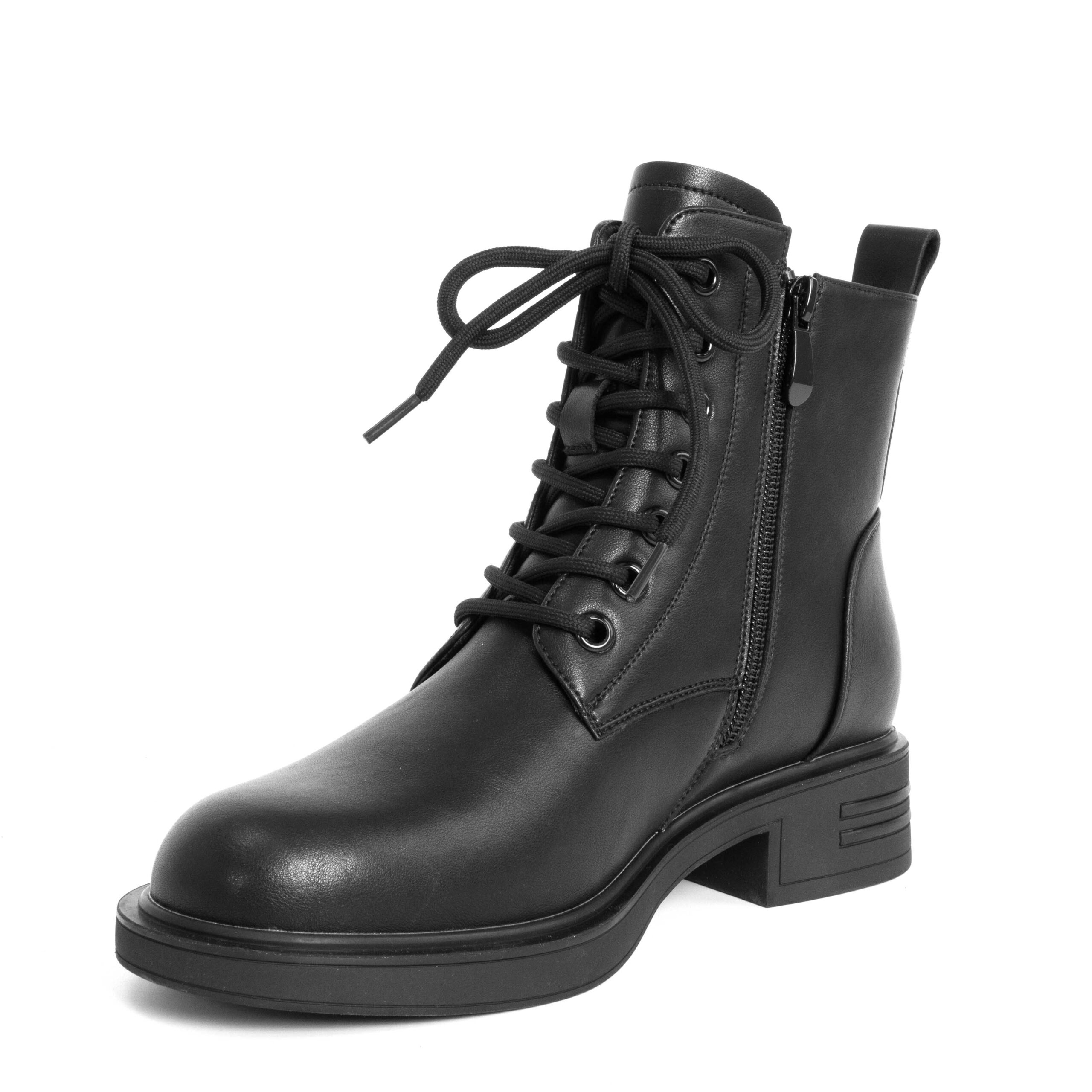 HOT SALES Women Work boots with Lace and Microfiber leather