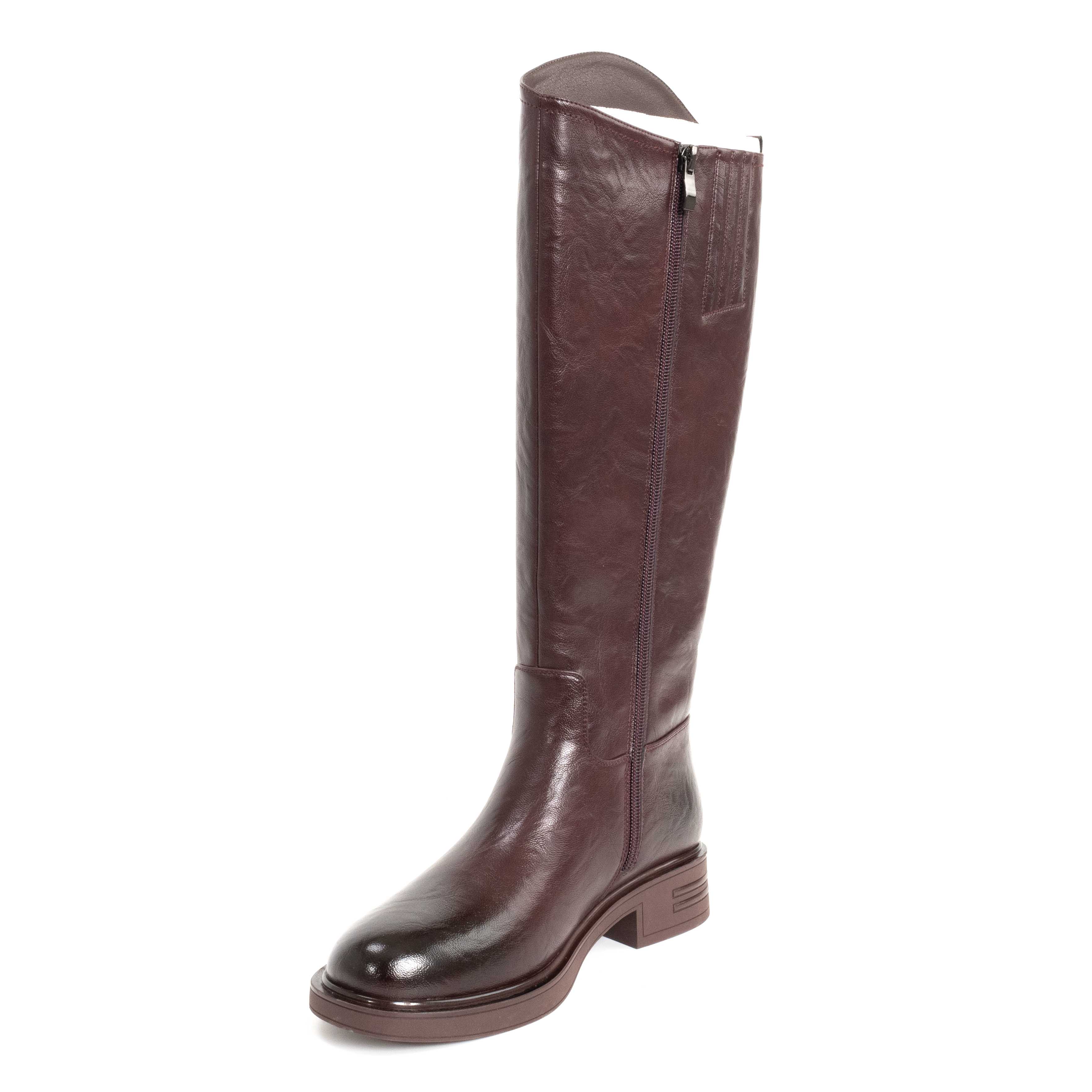 Classic knee high boots for women with PU leather