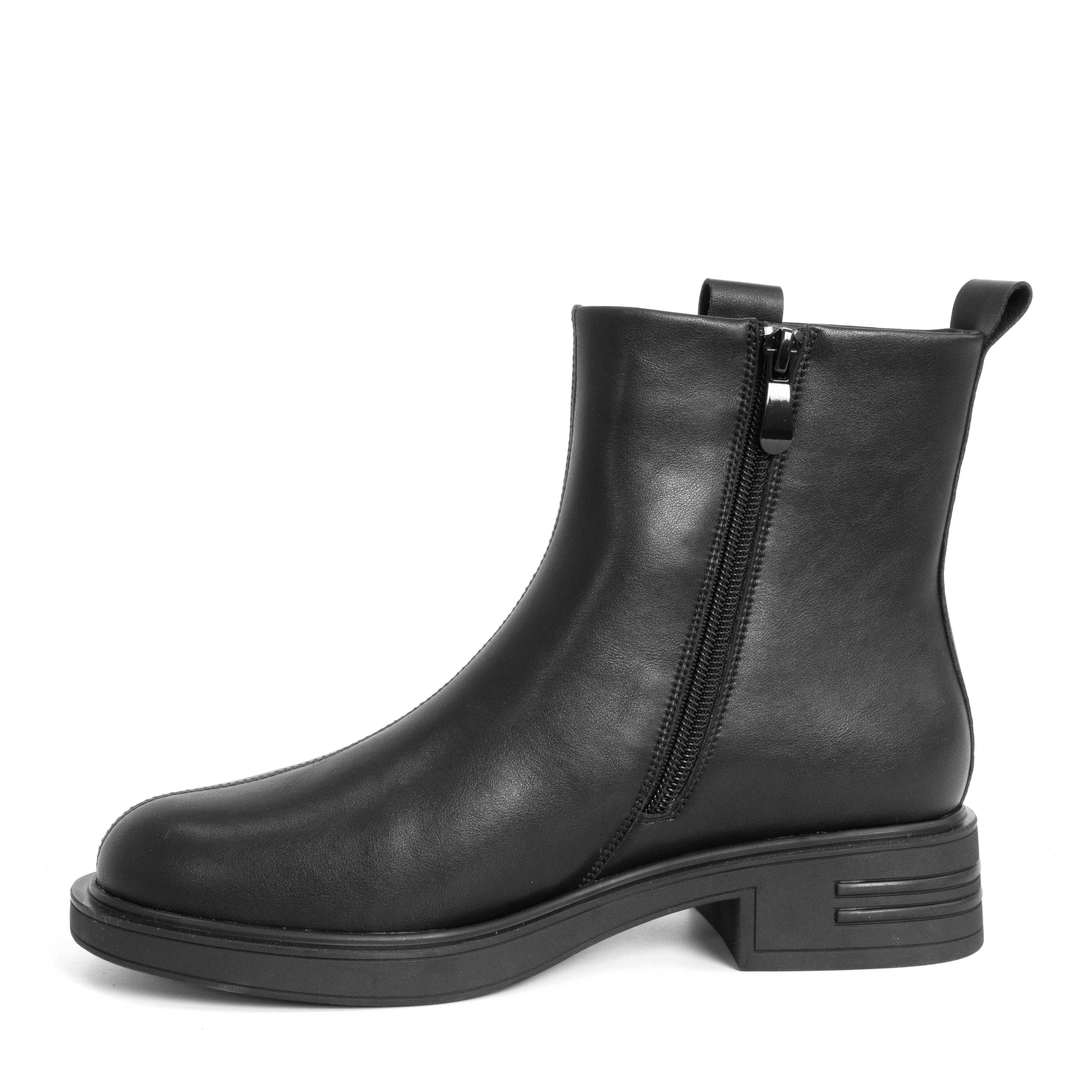 NEW RELEASE Women work boots Black Microfiber leather