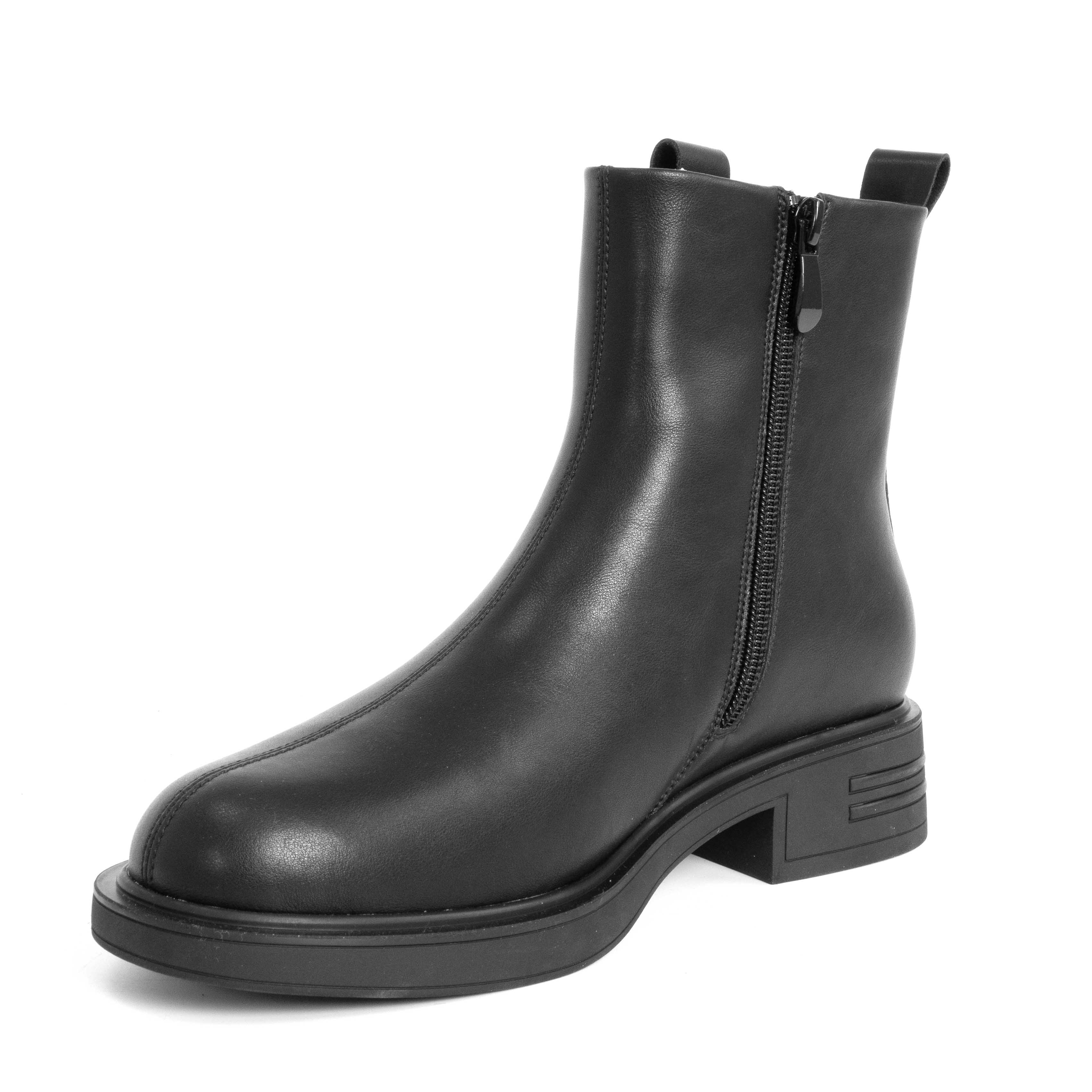 NEW RELEASE Women work boots Black Microfiber leather