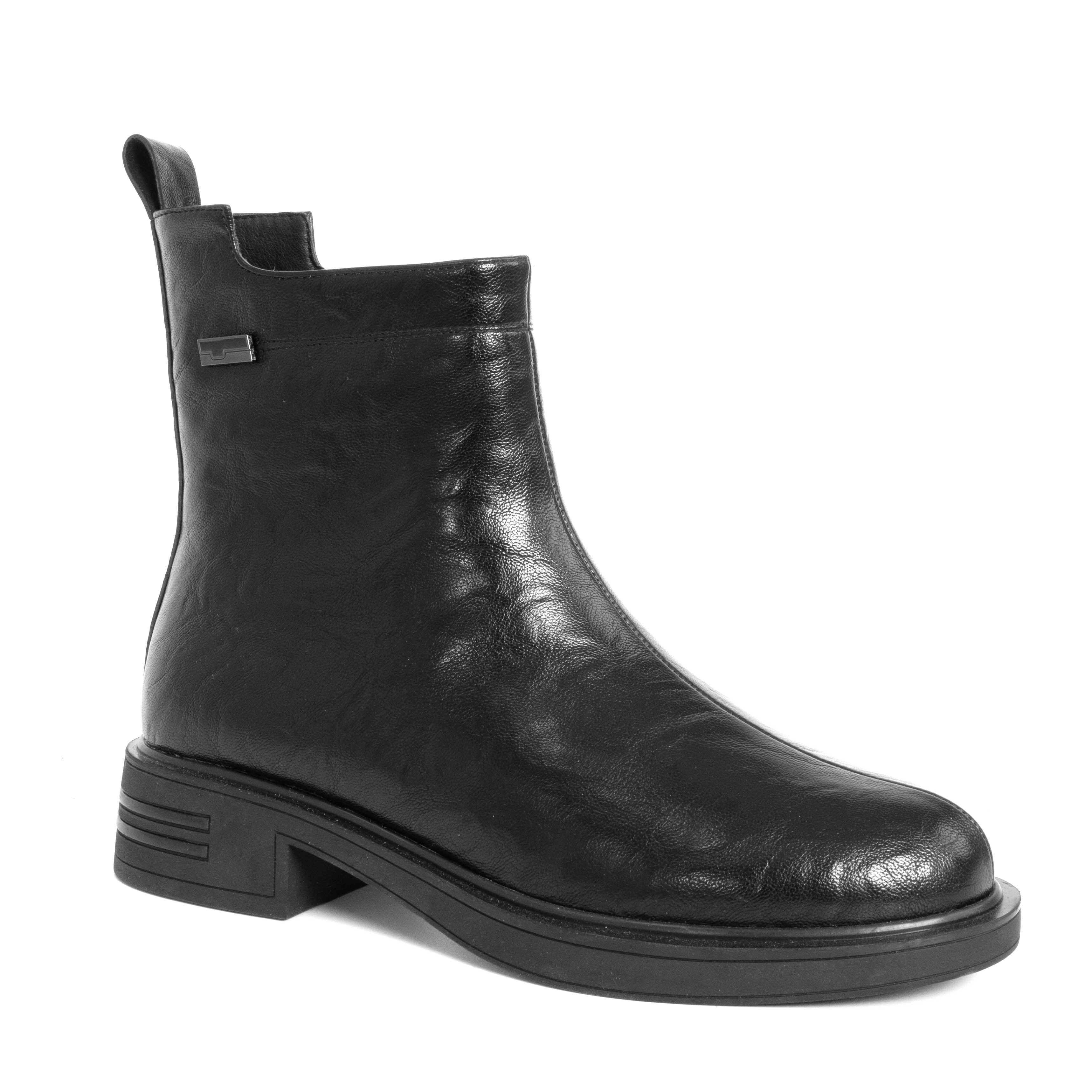 NEW RELEASE Women work boots with lace up and NEW Black Microfiber leather