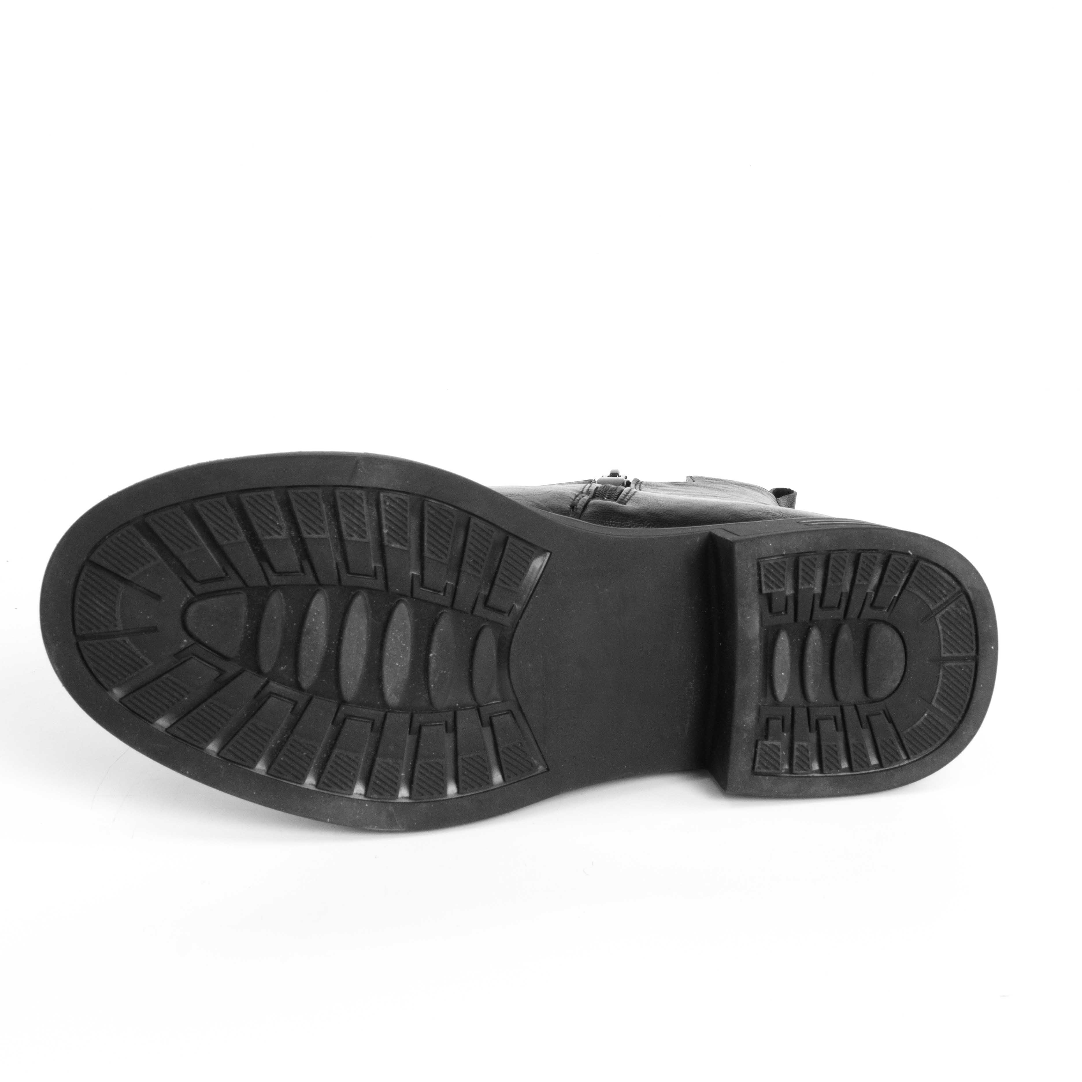 NEW RELEASE Women work boots with lace up and NEW Black Microfiber leather