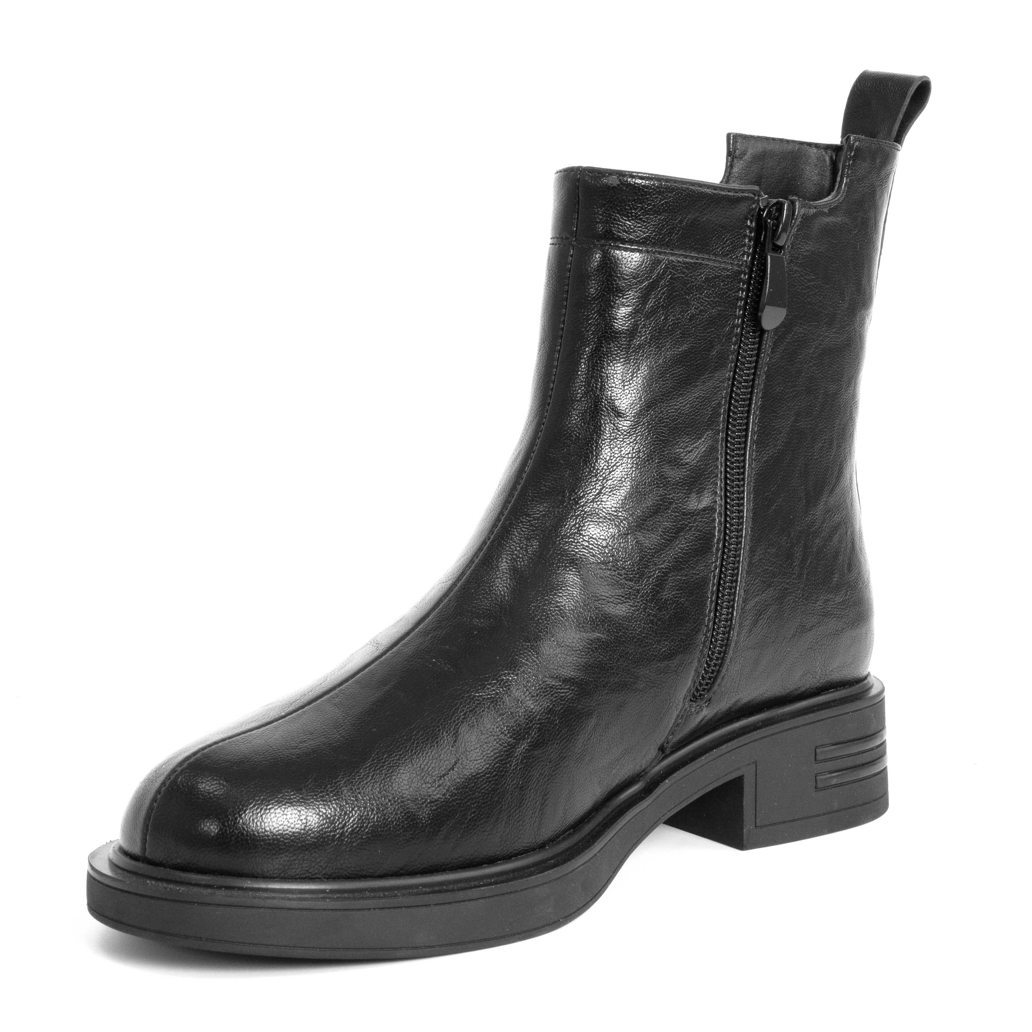 NEW RELEASE Women work boots with lace up and NEW Black Microfiber leather