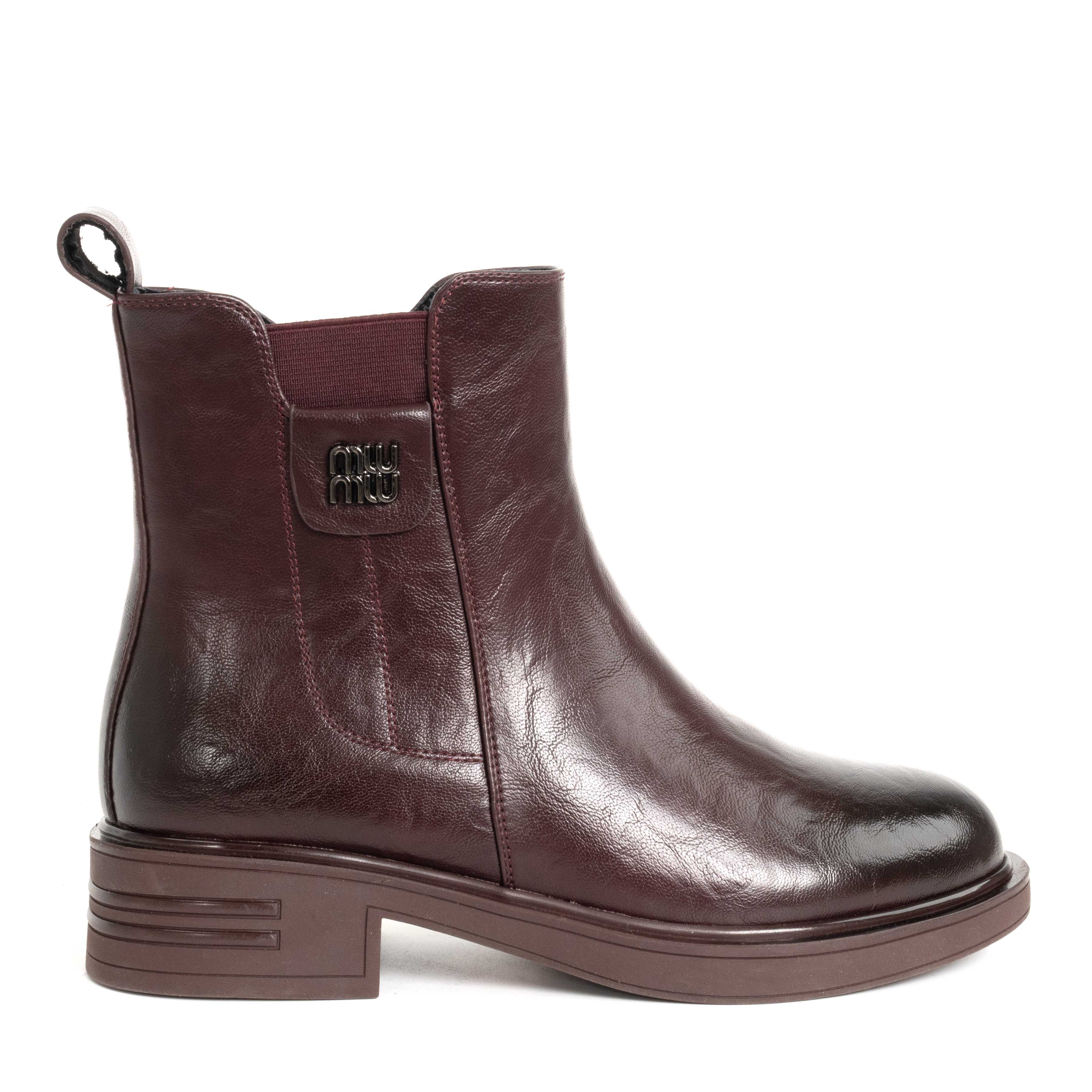 NEW RELEASE Women work boots with Brown Microfiber leather