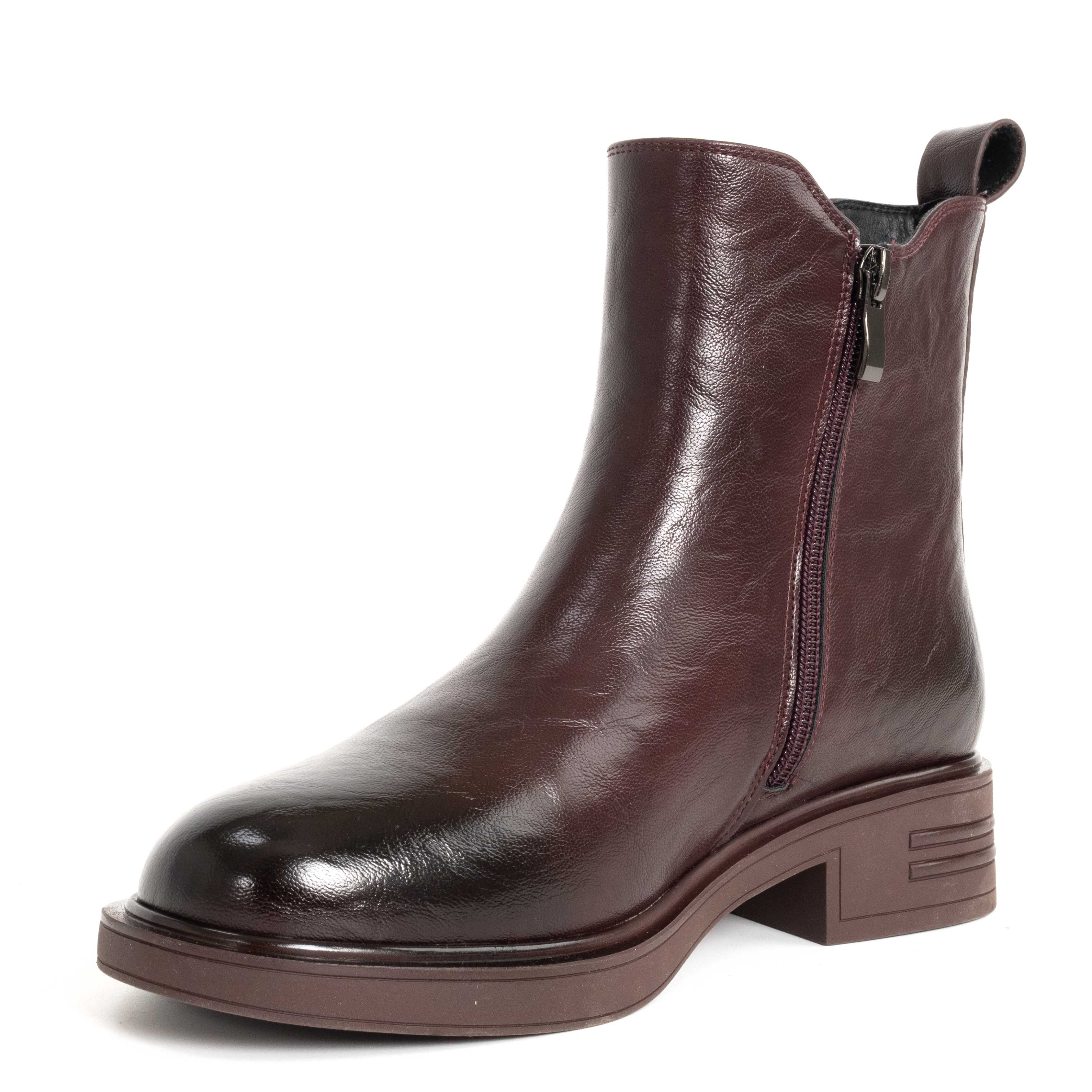 NEW RELEASE Women work boots with Brown Microfiber leather