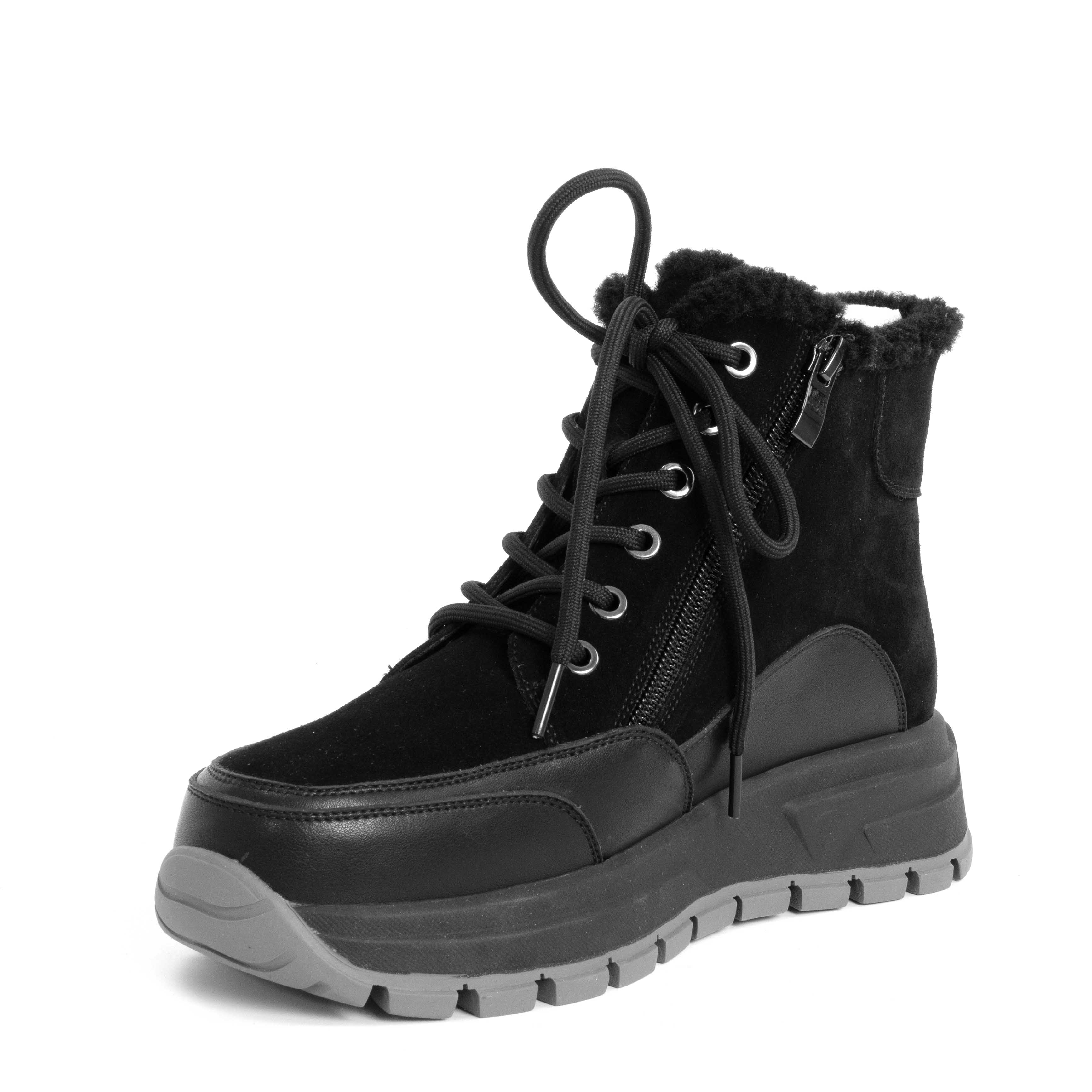 NEW RELEASE Women Casual style Work boots with Microfiber leather and Genuine leather