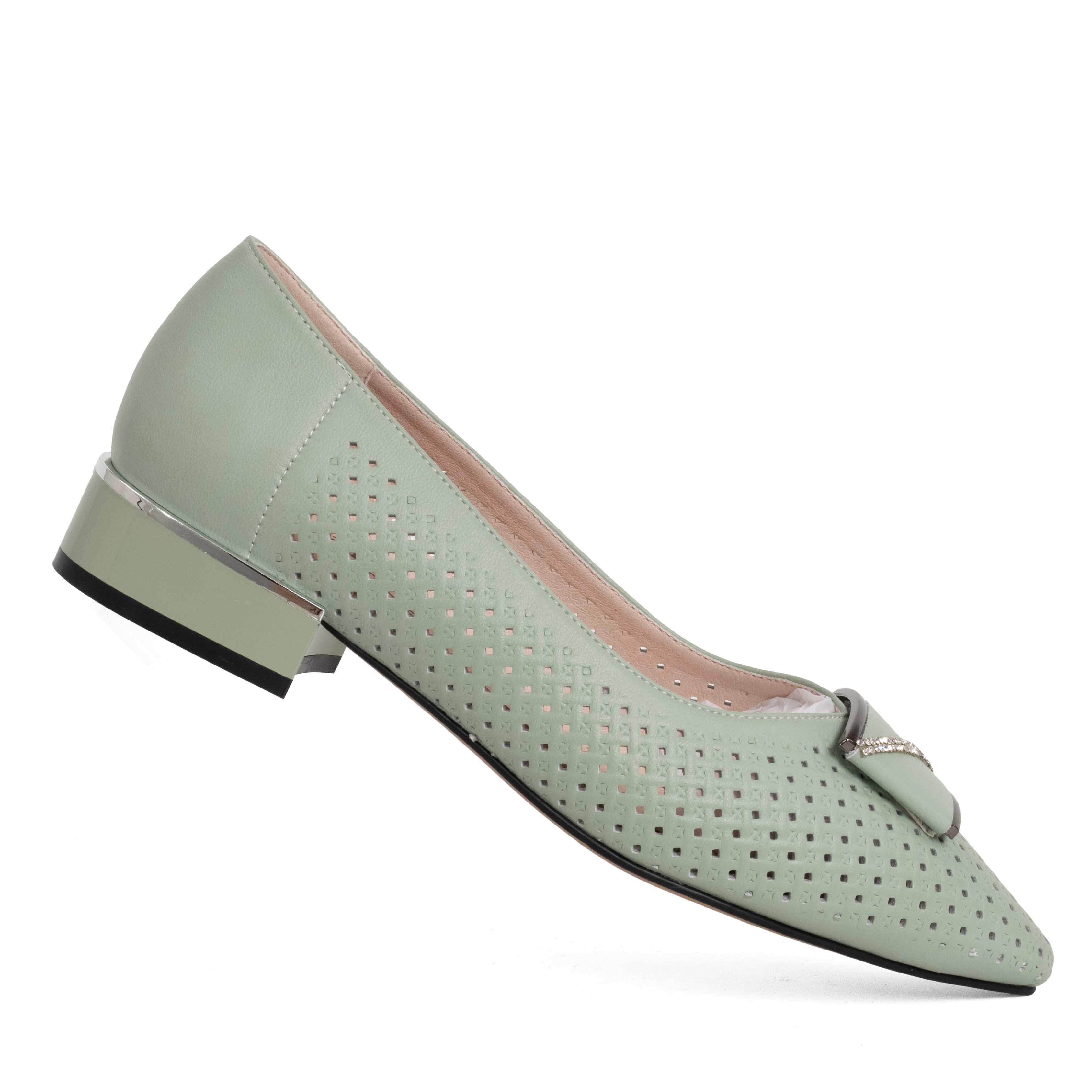 Classic Women high heel pumps with Microfiber leather