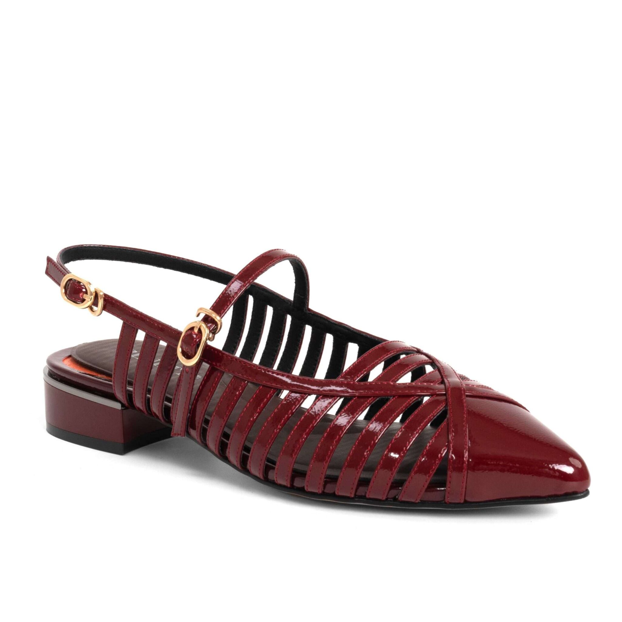 NEW Women high heel pumps with Light burgundy patent leather