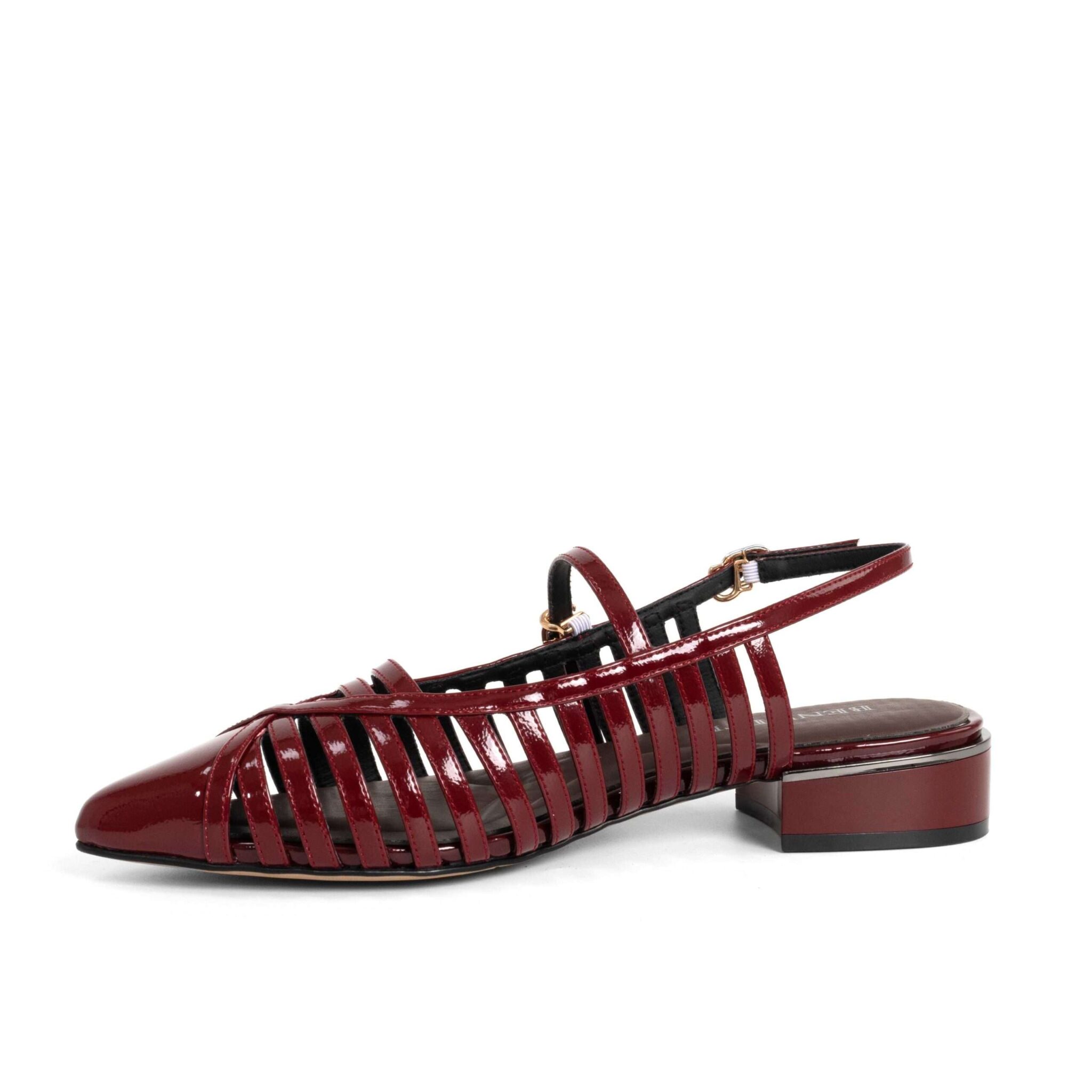 NEW Women high heel pumps with Light burgundy patent leather